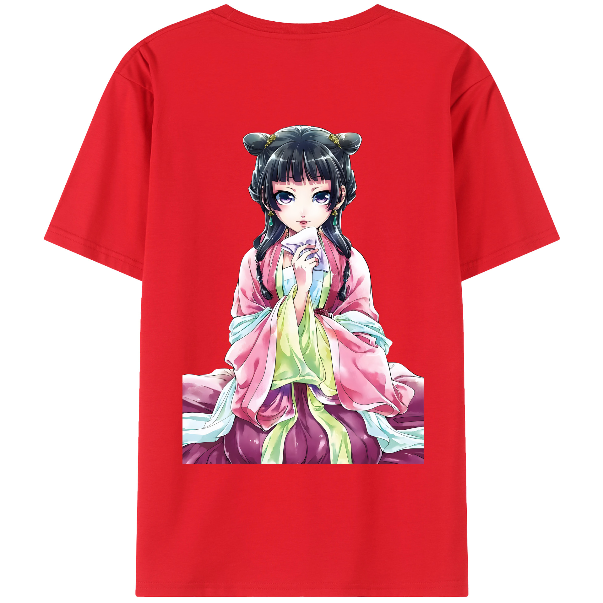 （画像用） 薬屋のひとりごと The Apothecary Diaries レディース半袖Tシャツ(バックプリント)