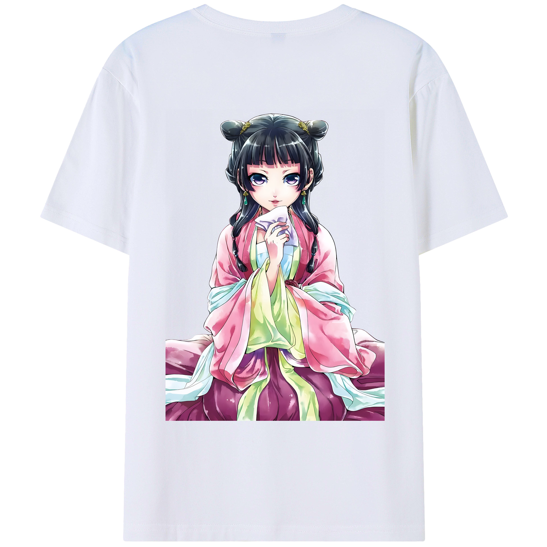 （画像用） 薬屋のひとりごと The Apothecary Diaries レディース半袖Tシャツ(バックプリント)