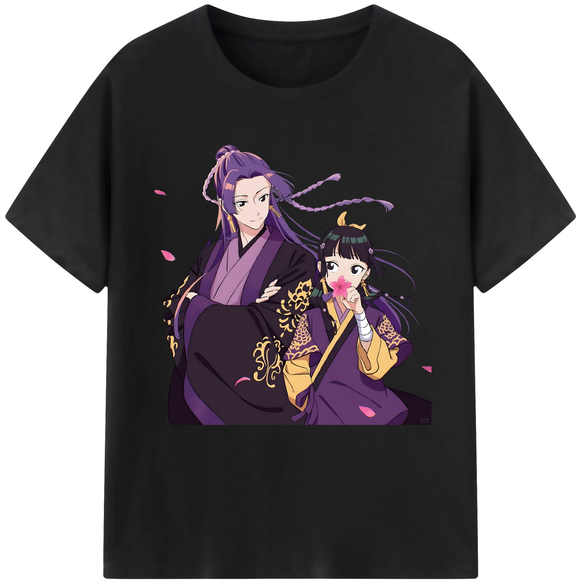 （画像用） 薬屋のひとりごと The Apothecary Diaries レディースカジュアルプリントTシャツ（綿100％）