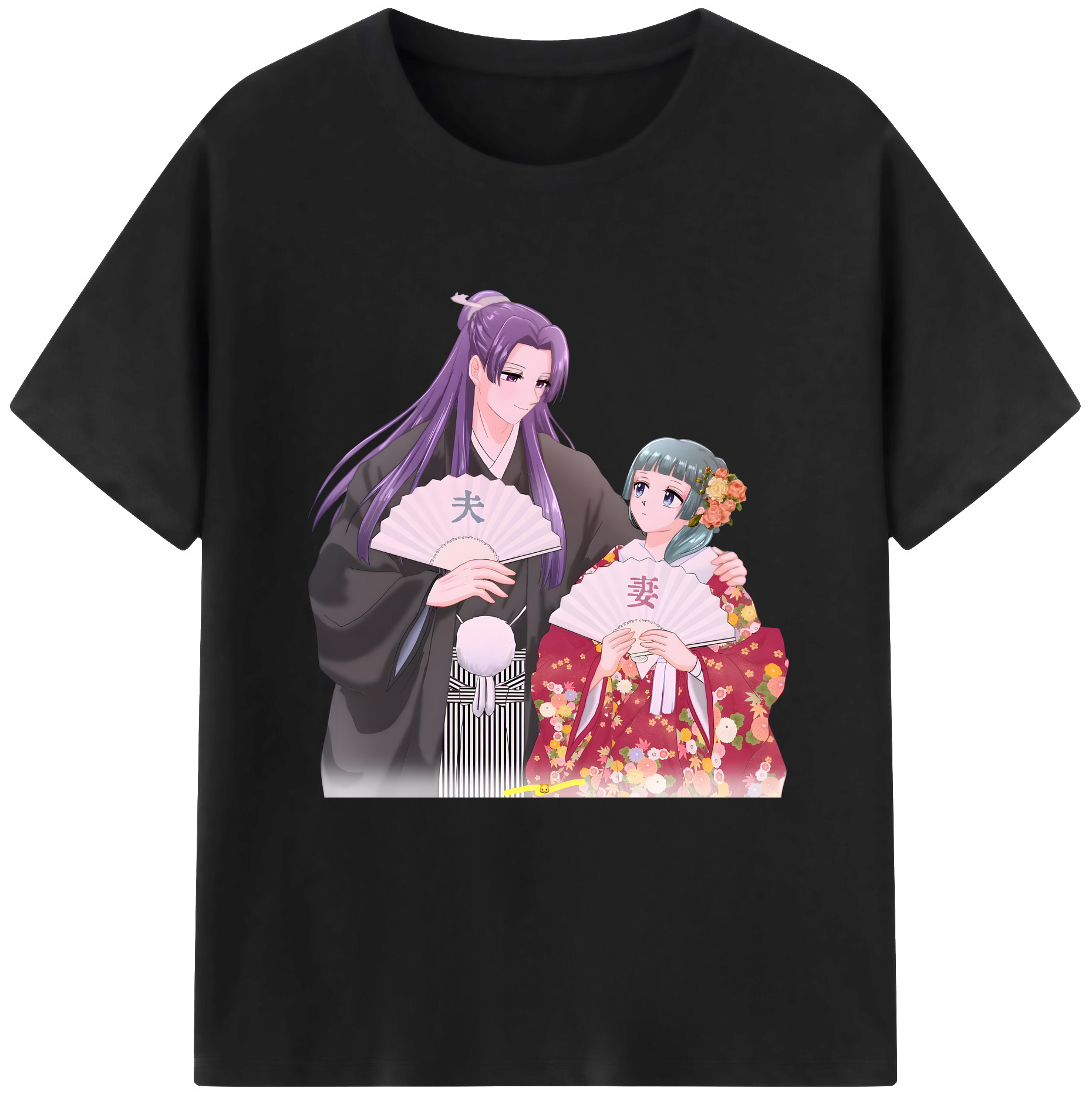 （画像用） 薬屋のひとりごと The Apothecary Diaries レディースカジュアルプリントTシャツ（綿100％）