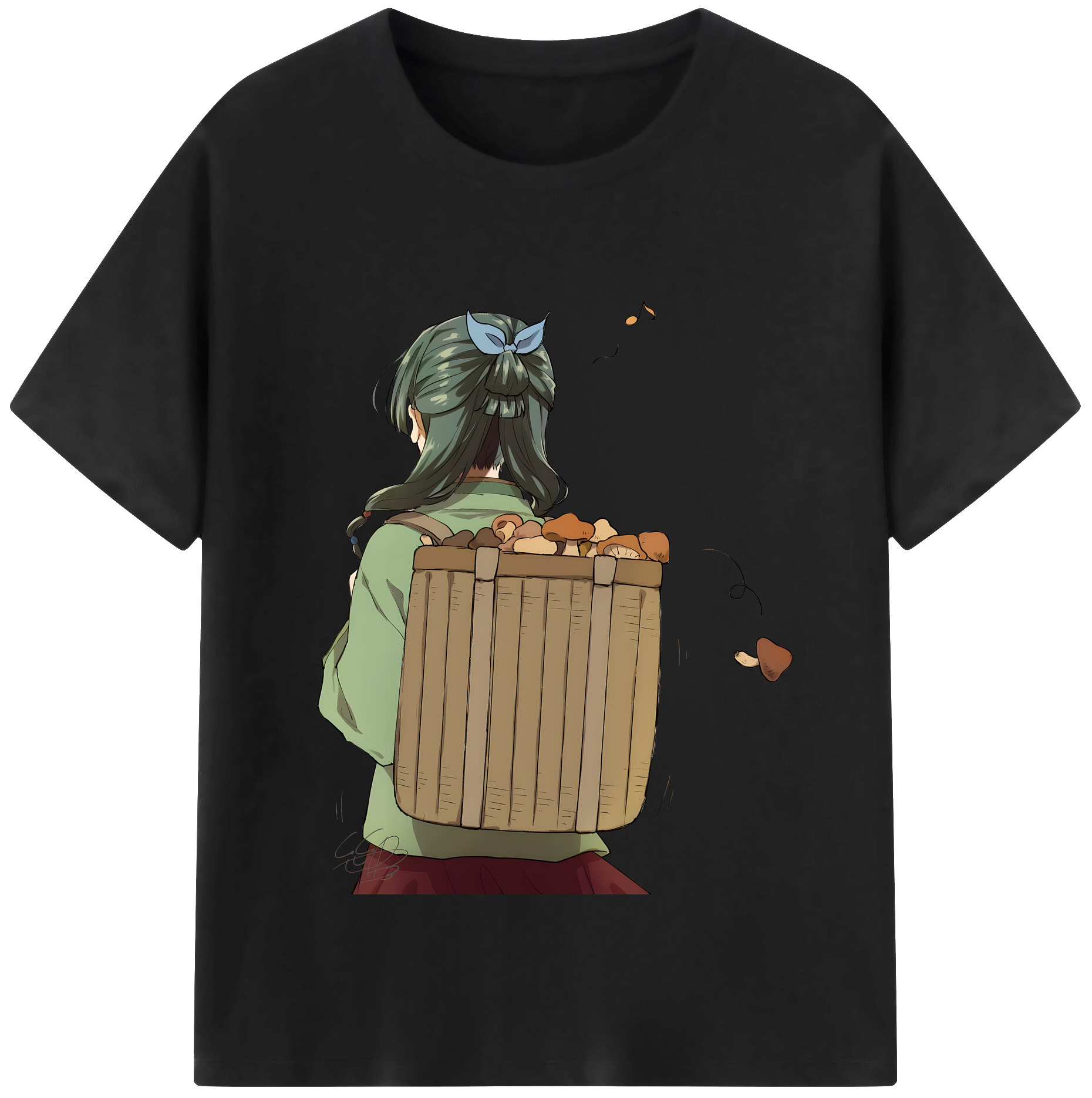 （画像用） 薬屋のひとりごと The Apothecary Diaries レディースカジュアルプリントTシャツ（綿100％）