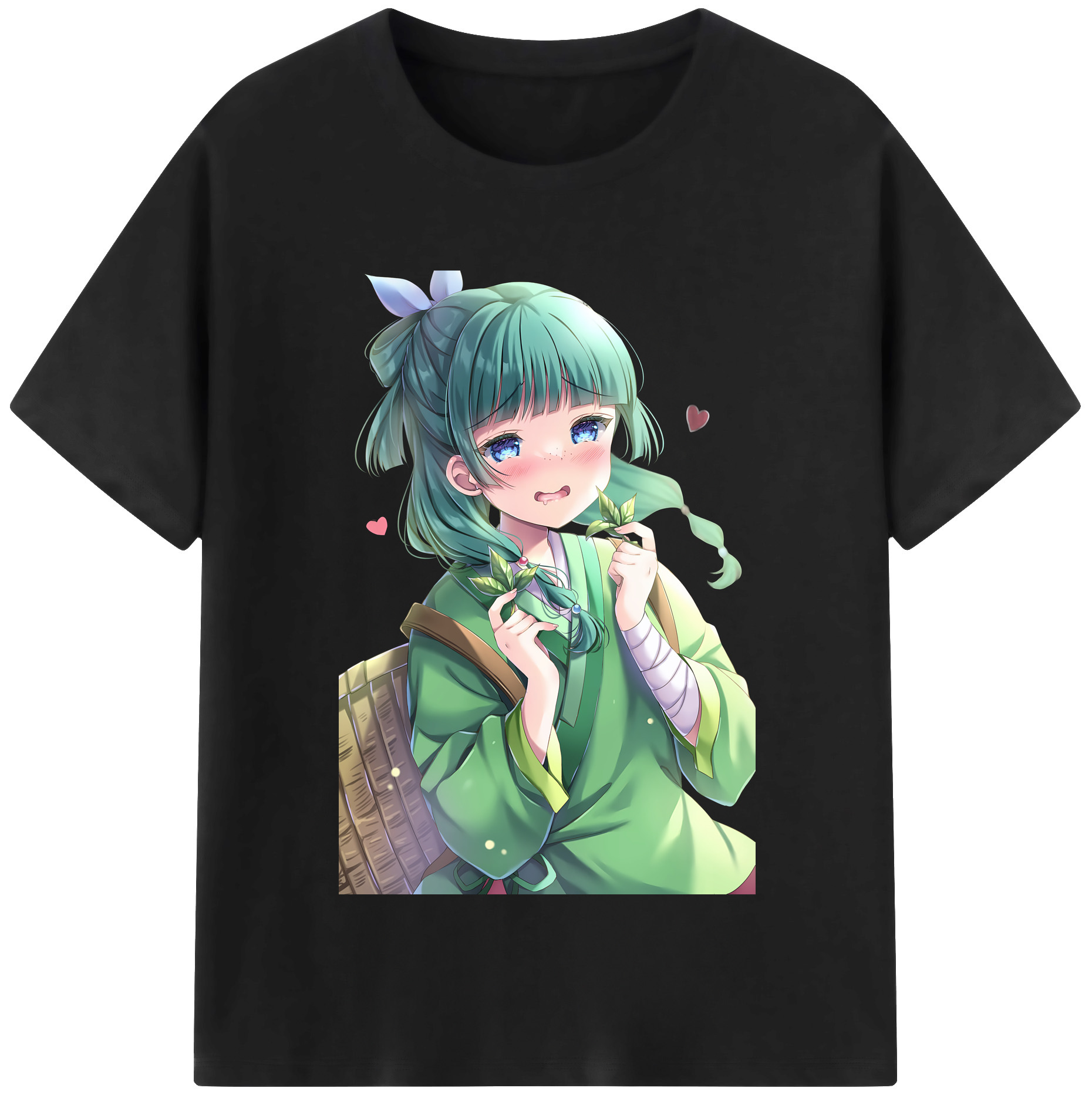 （画像用） 薬屋のひとりごと The Apothecary Diaries レディースカジュアルプリントTシャツ（綿100％）