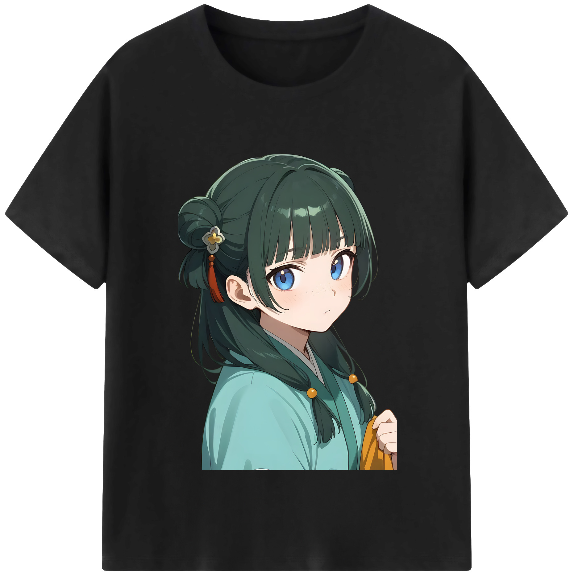 （画像用） 薬屋のひとりごと The Apothecary Diaries レディースカジュアルプリントTシャツ（綿100％）