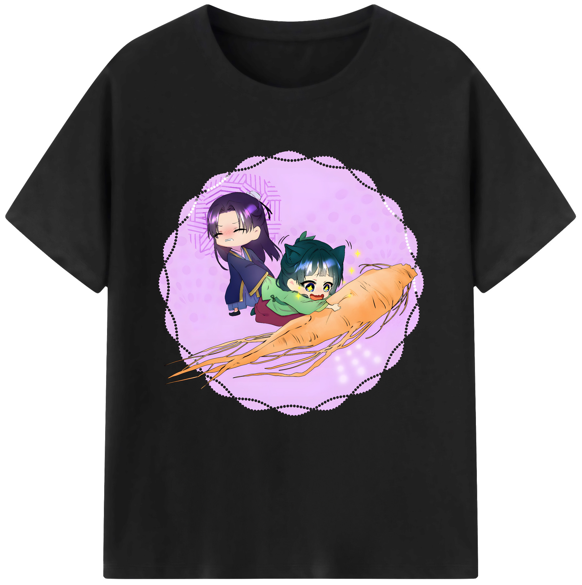 （画像用） 薬屋のひとりごと The Apothecary Diaries レディースカジュアルプリントTシャツ（綿100％）