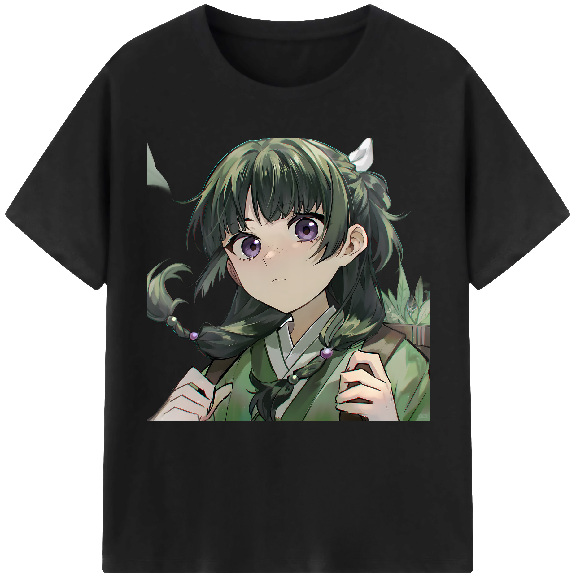 （画像用） 薬屋のひとりごと The Apothecary Diaries レディースカジュアルプリントTシャツ（綿100％）