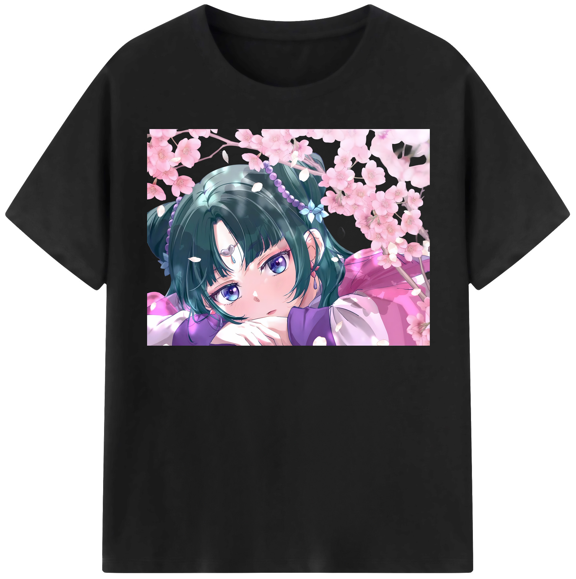 （画像用） 薬屋のひとりごと The Apothecary Diaries レディースカジュアルプリントTシャツ（綿100％）