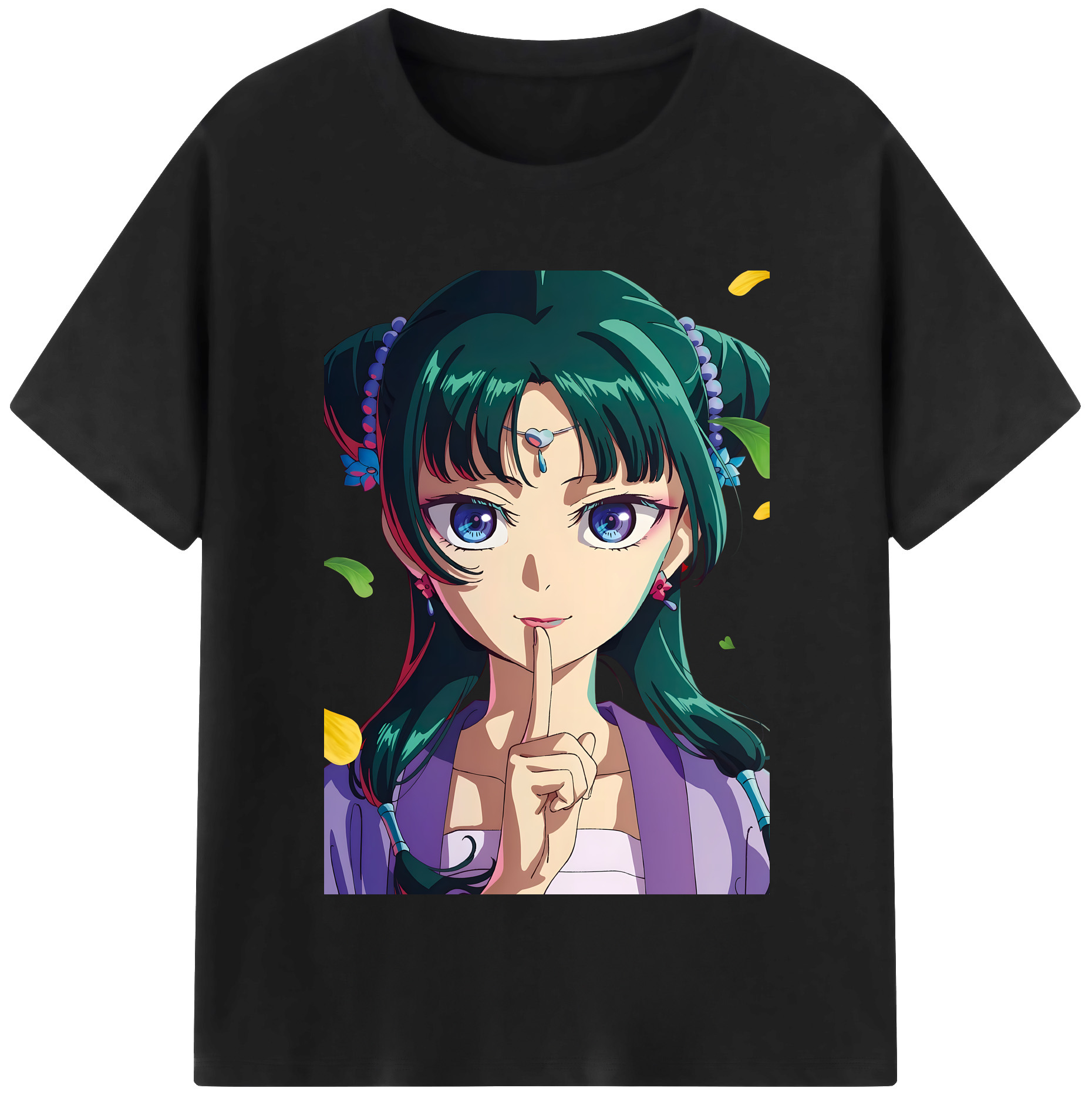 （画像用） 薬屋のひとりごと The Apothecary Diaries レディースカジュアルプリントTシャツ（綿100％）