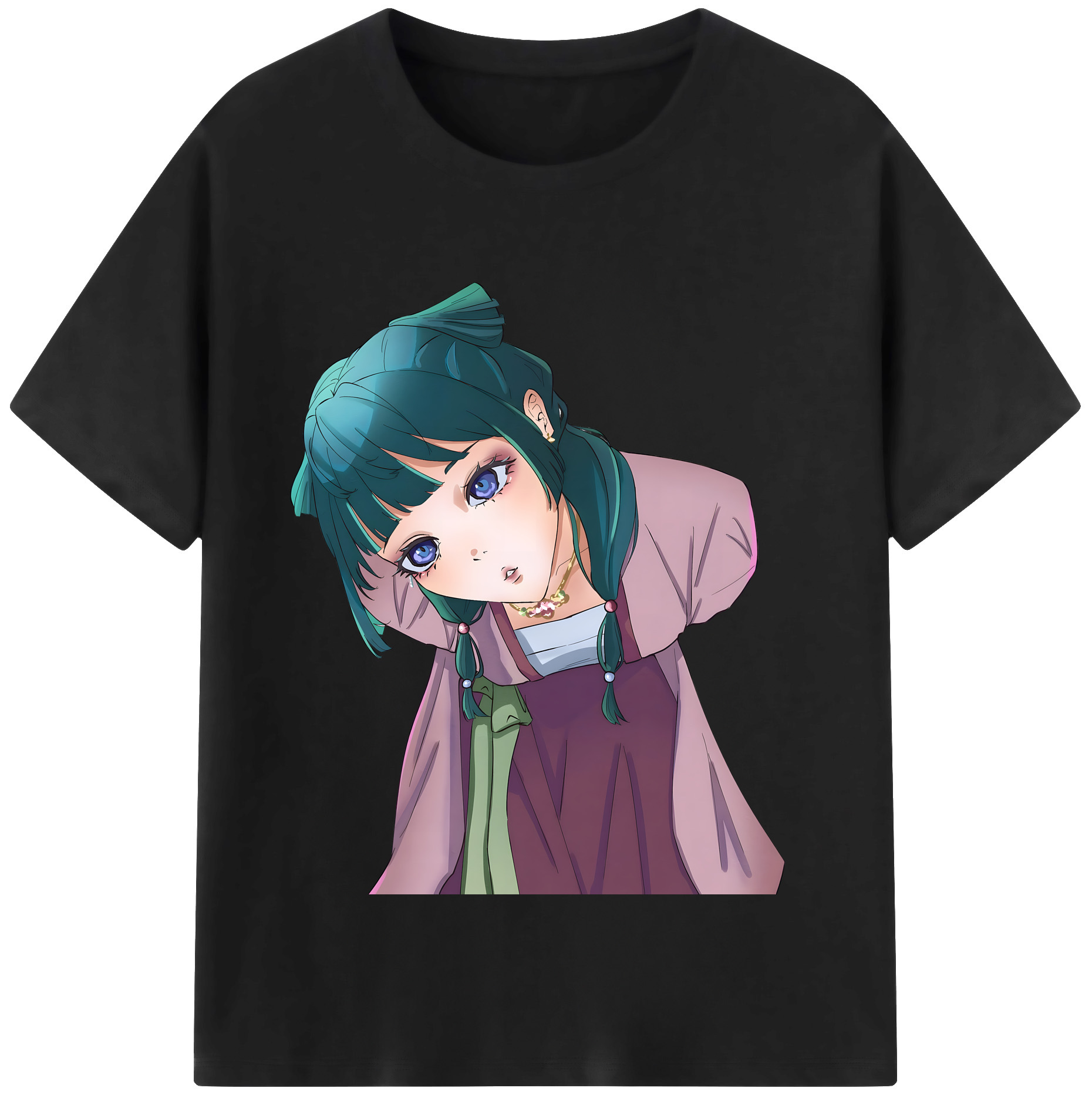 （画像用） 薬屋のひとりごと The Apothecary Diaries レディースカジュアルプリントTシャツ（綿100％）