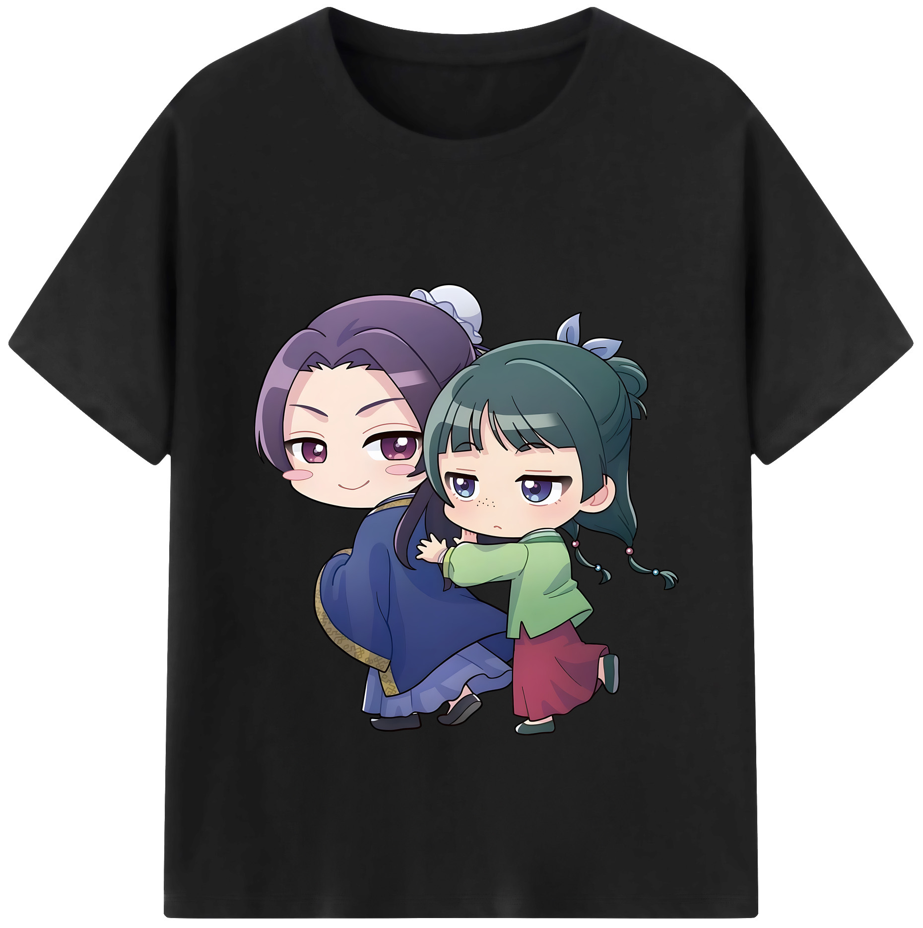 （画像用） 薬屋のひとりごと The Apothecary Diaries レディースカジュアルプリントTシャツ（綿100％）