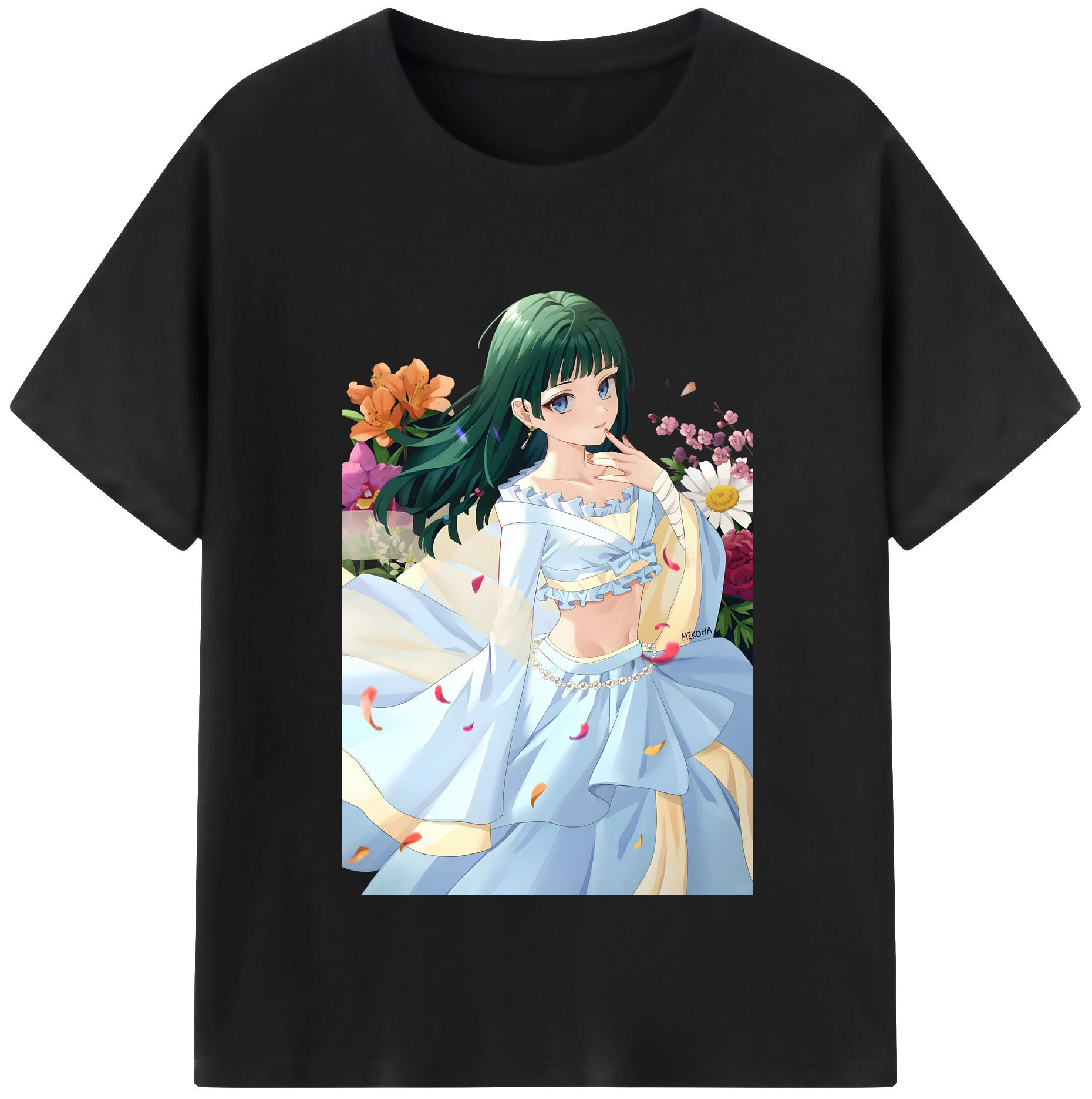 （画像用） 薬屋のひとりごと The Apothecary Diaries レディースカジュアルプリントTシャツ（綿100％）