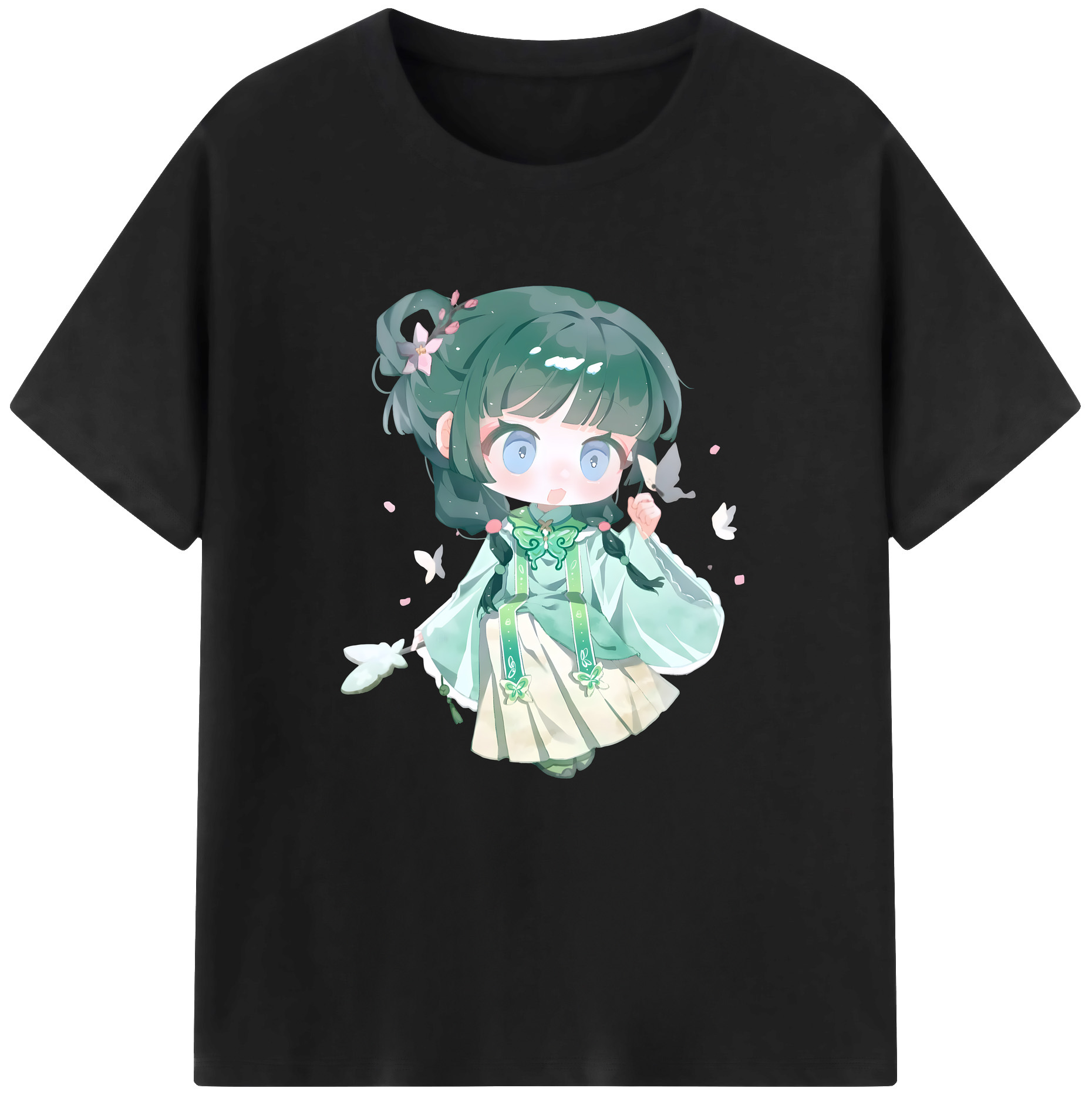 （画像用） 薬屋のひとりごと The Apothecary Diaries レディースカジュアルプリントTシャツ（綿100％）