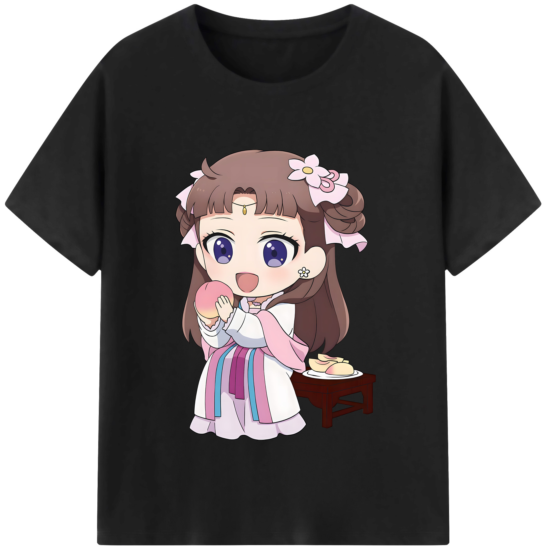 （画像用） 薬屋のひとりごと The Apothecary Diaries レディースカジュアルプリントTシャツ（綿100％）