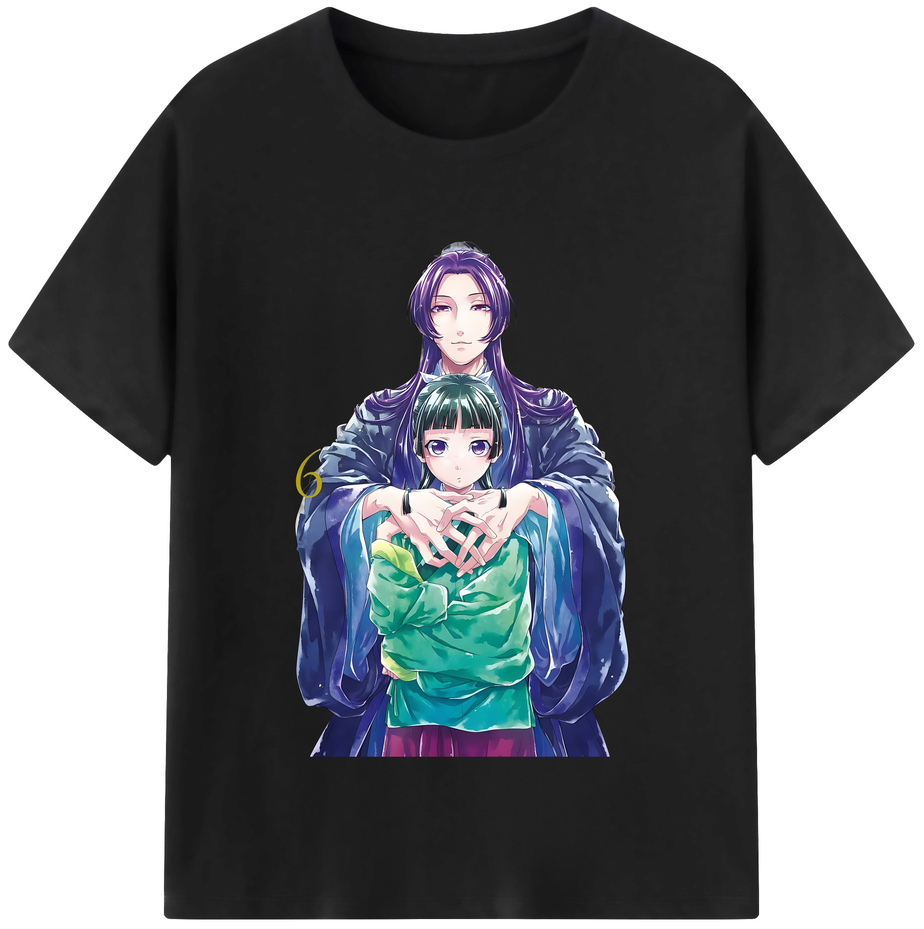 （画像用） 薬屋のひとりごと The Apothecary Diaries レディースカジュアルプリントTシャツ（綿100％）
