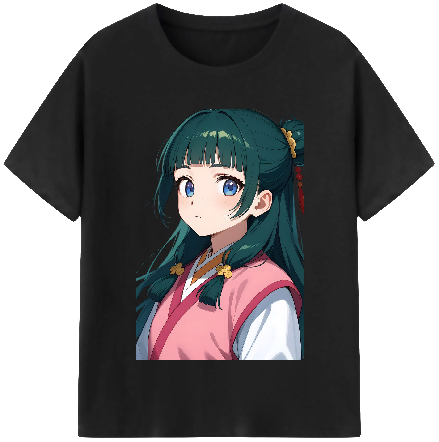 （画像用） 薬屋のひとりごと The Apothecary Diaries レディースカジュアルプリントTシャツ（綿100％）