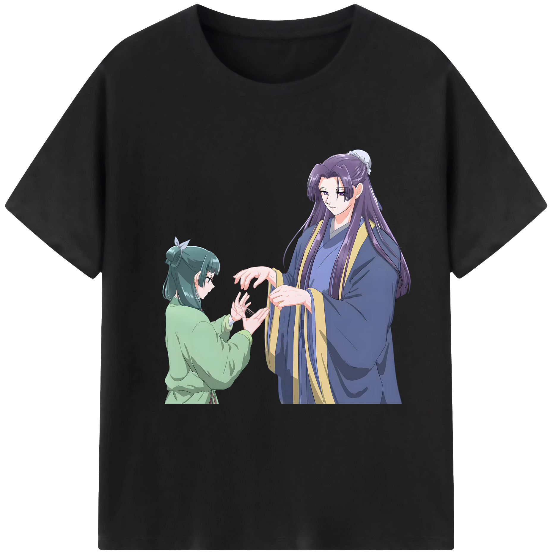（画像用） 薬屋のひとりごと The Apothecary Diaries レディースカジュアルプリントTシャツ（綿100％）