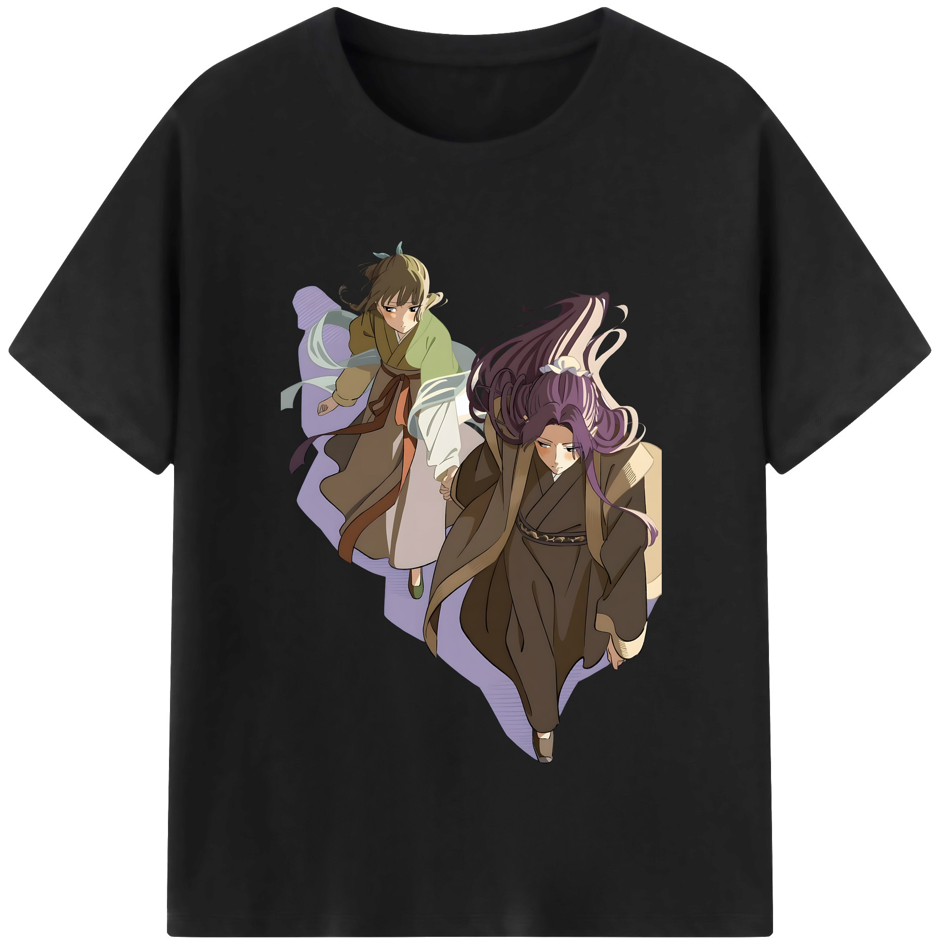 （画像用） 薬屋のひとりごと The Apothecary Diaries レディースカジュアルプリントTシャツ（綿100％）