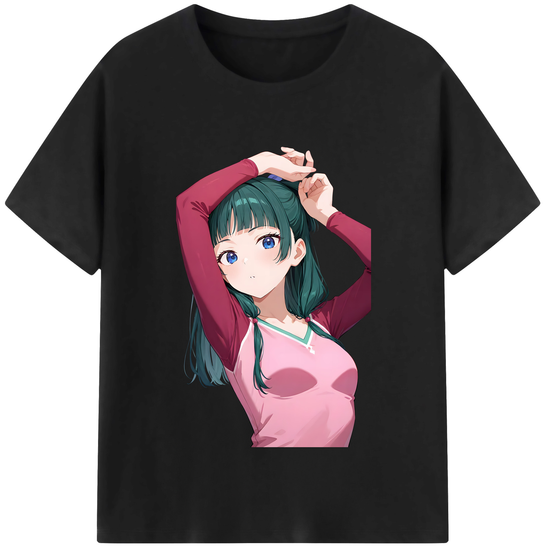 （画像用） 薬屋のひとりごと The Apothecary Diaries レディースカジュアルプリントTシャツ（綿100％）