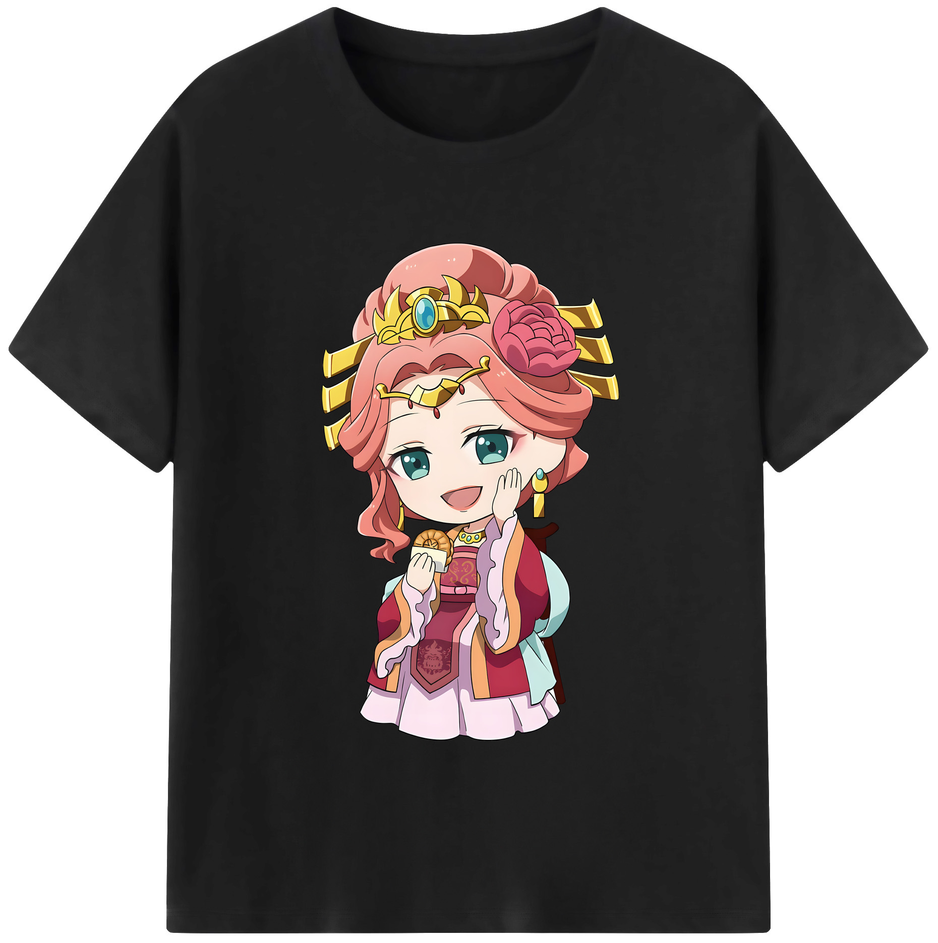 （画像用） 薬屋のひとりごと The Apothecary Diaries レディースカジュアルプリントTシャツ（綿100％）