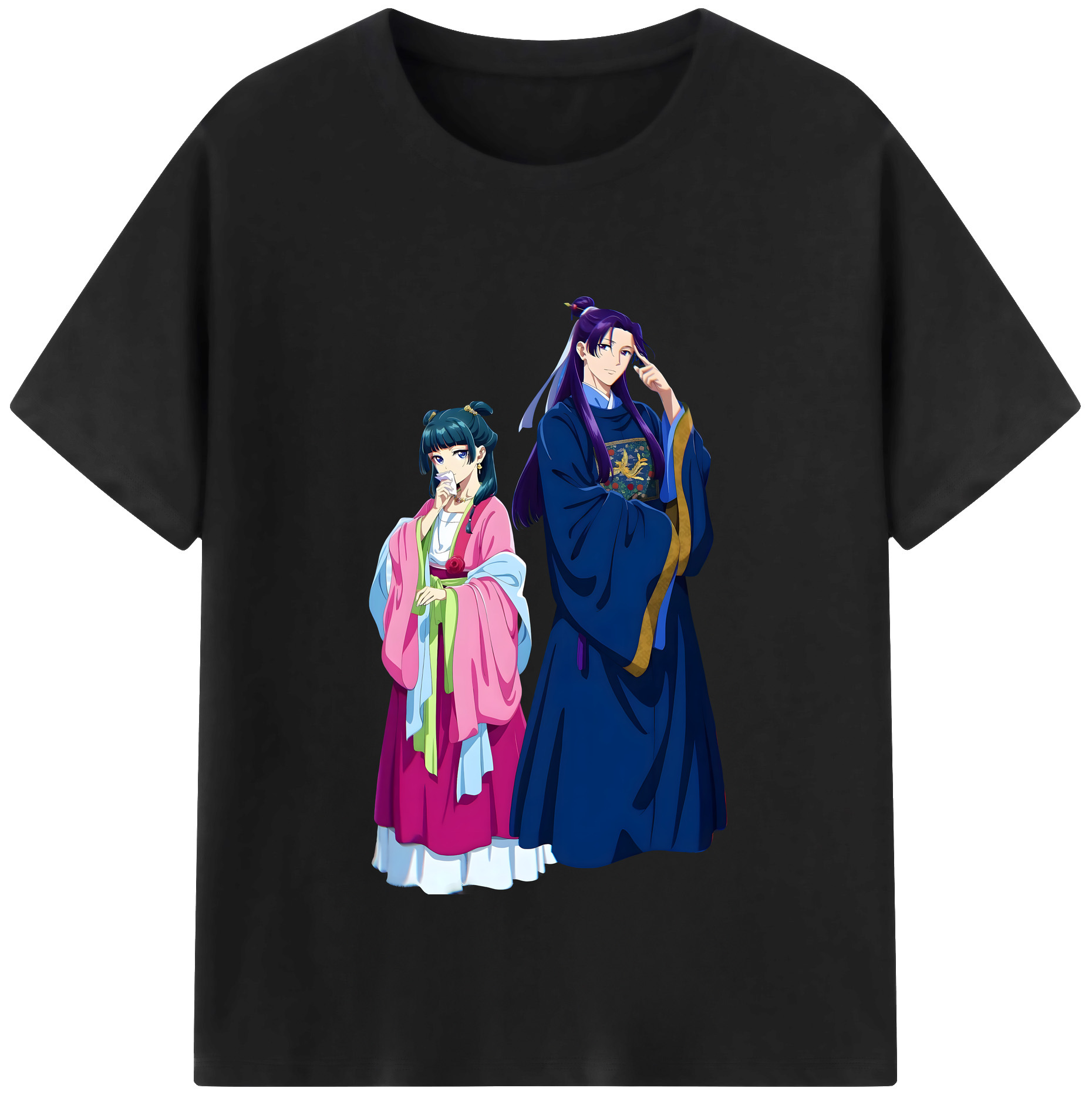 （画像用） 薬屋のひとりごと The Apothecary Diaries レディースカジュアルプリントTシャツ（綿100％）