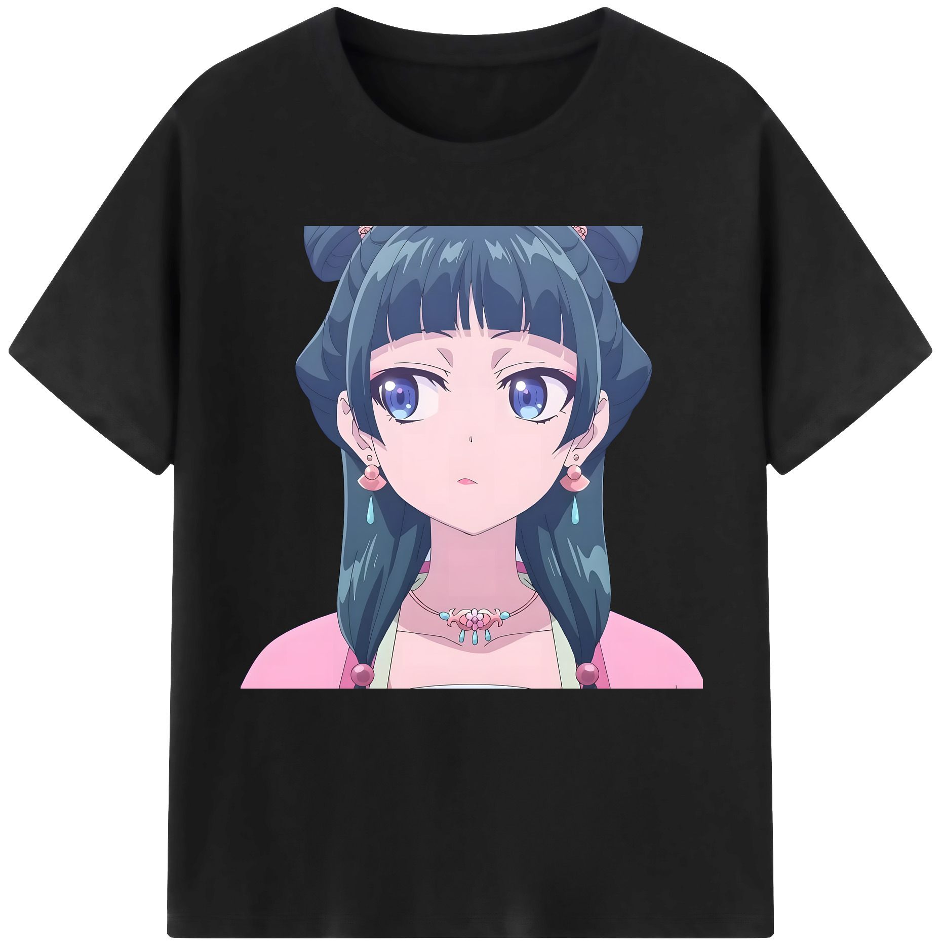 （画像用） 薬屋のひとりごと The Apothecary Diaries レディースカジュアルプリントTシャツ（綿100％）