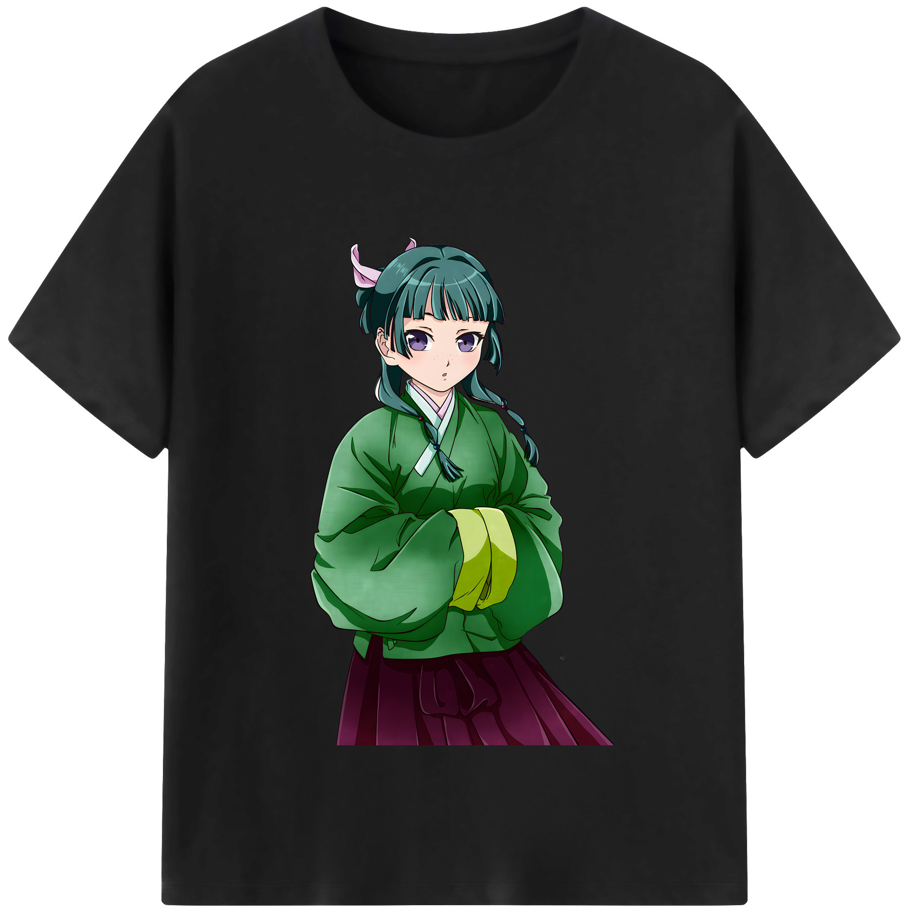 （画像用） 薬屋のひとりごと The Apothecary Diaries レディースカジュアルプリントTシャツ（綿100％）