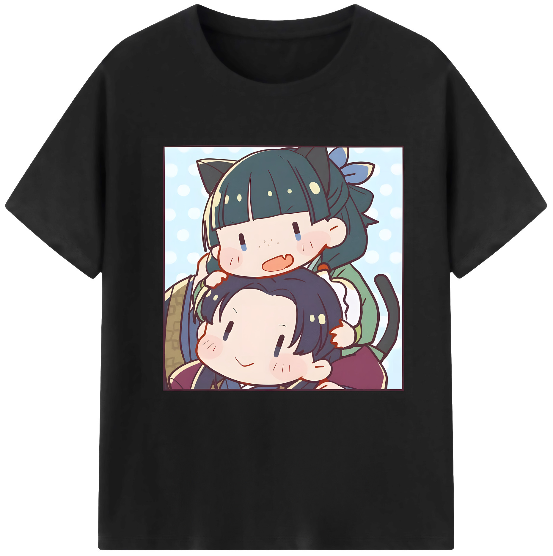 （画像用） 薬屋のひとりごと The Apothecary Diaries レディースカジュアルプリントTシャツ（綿100％）