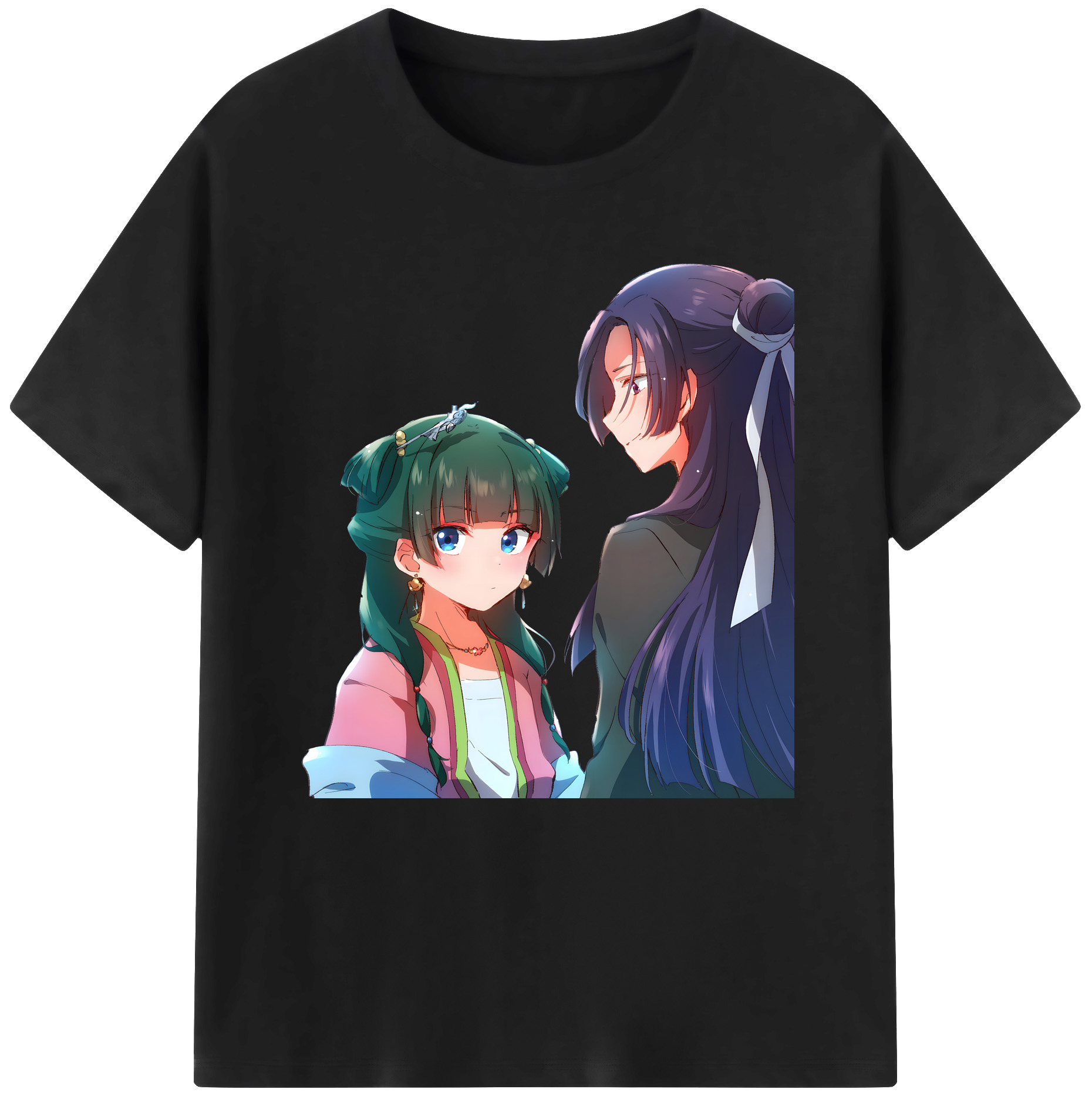 （画像用） 薬屋のひとりごと The Apothecary Diaries レディースカジュアルプリントTシャツ（綿100％）