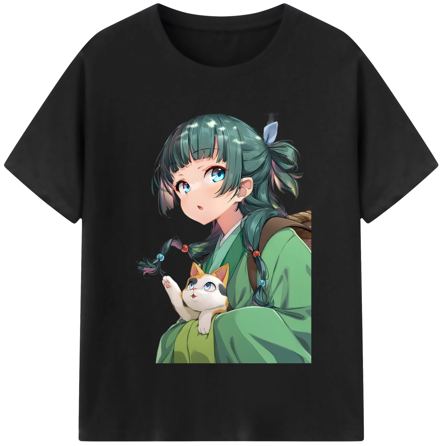 （画像用） 薬屋のひとりごと The Apothecary Diaries レディースカジュアルプリントTシャツ（綿100％）