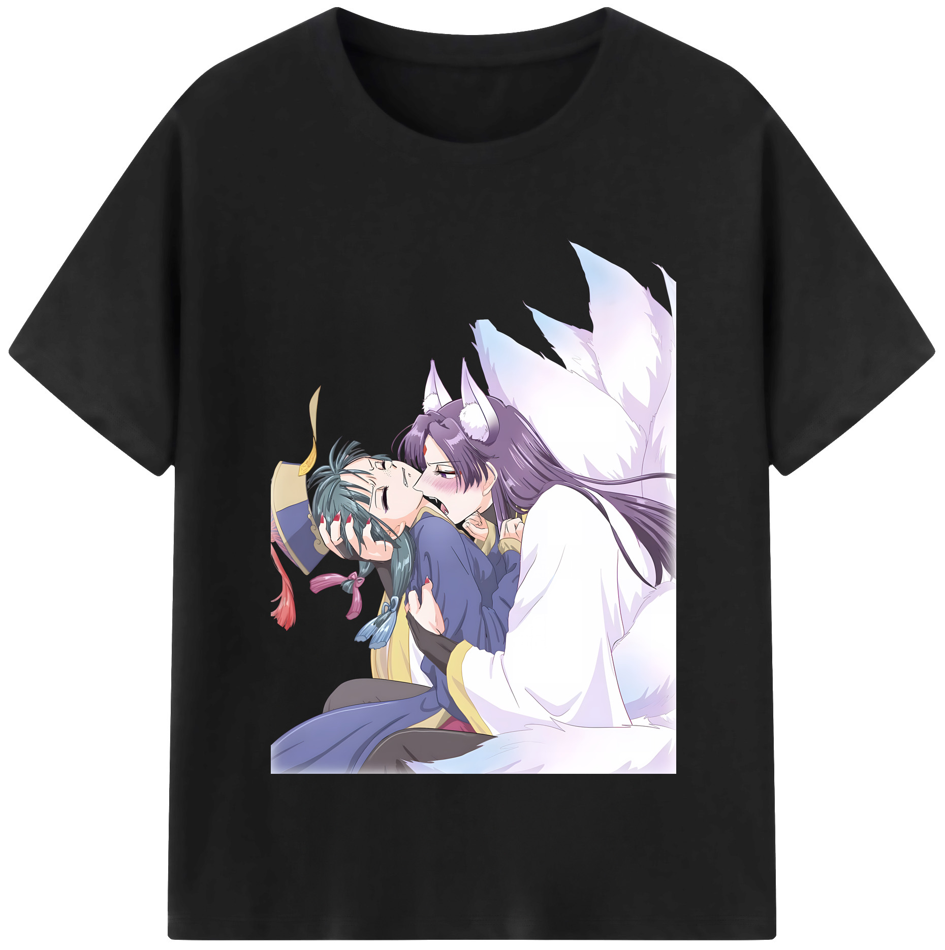 （画像用） 薬屋のひとりごと The Apothecary Diaries レディースカジュアルプリントTシャツ（綿100％）