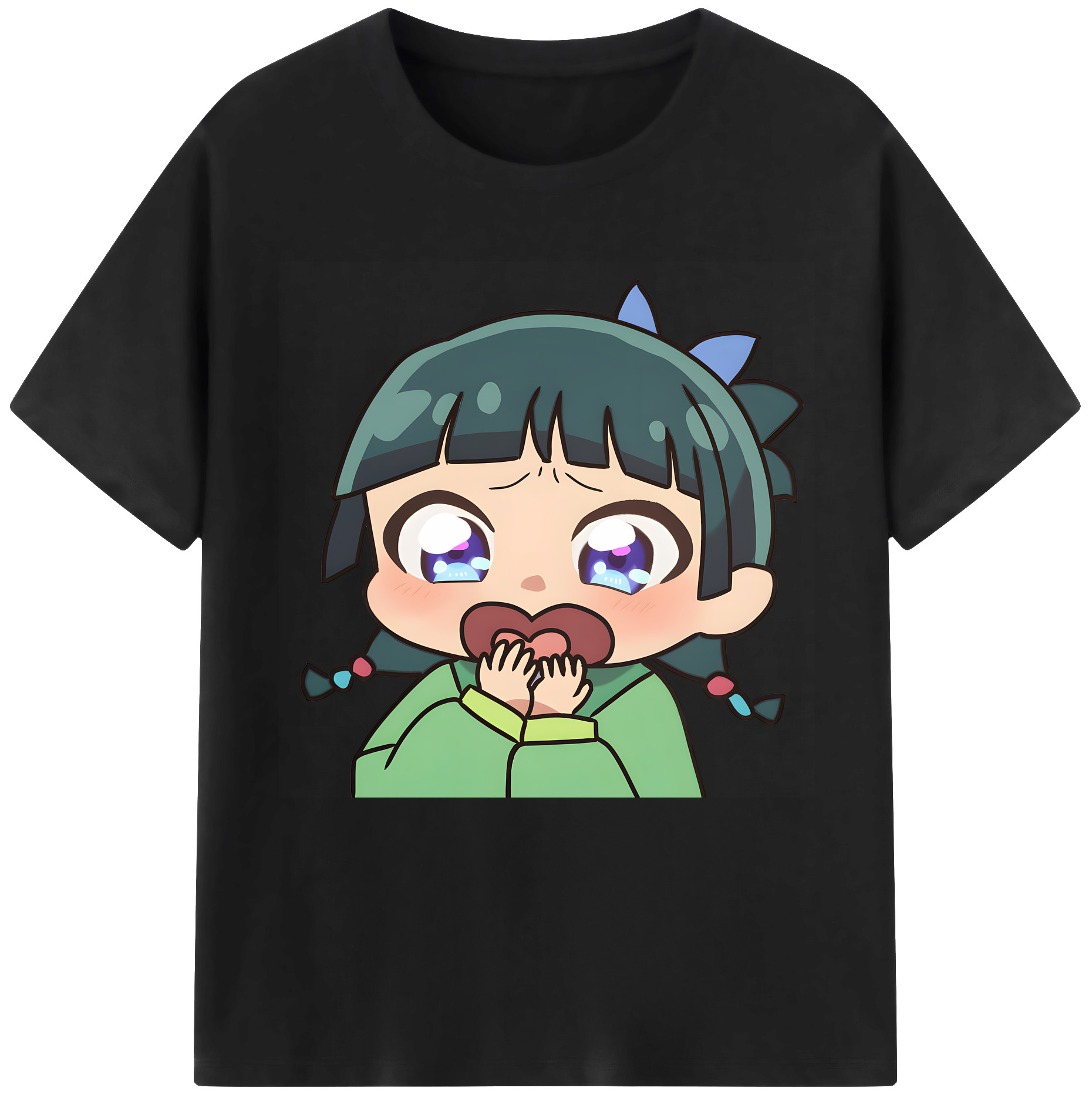 （画像用） 薬屋のひとりごと The Apothecary Diaries レディースカジュアルプリントTシャツ（綿100％）