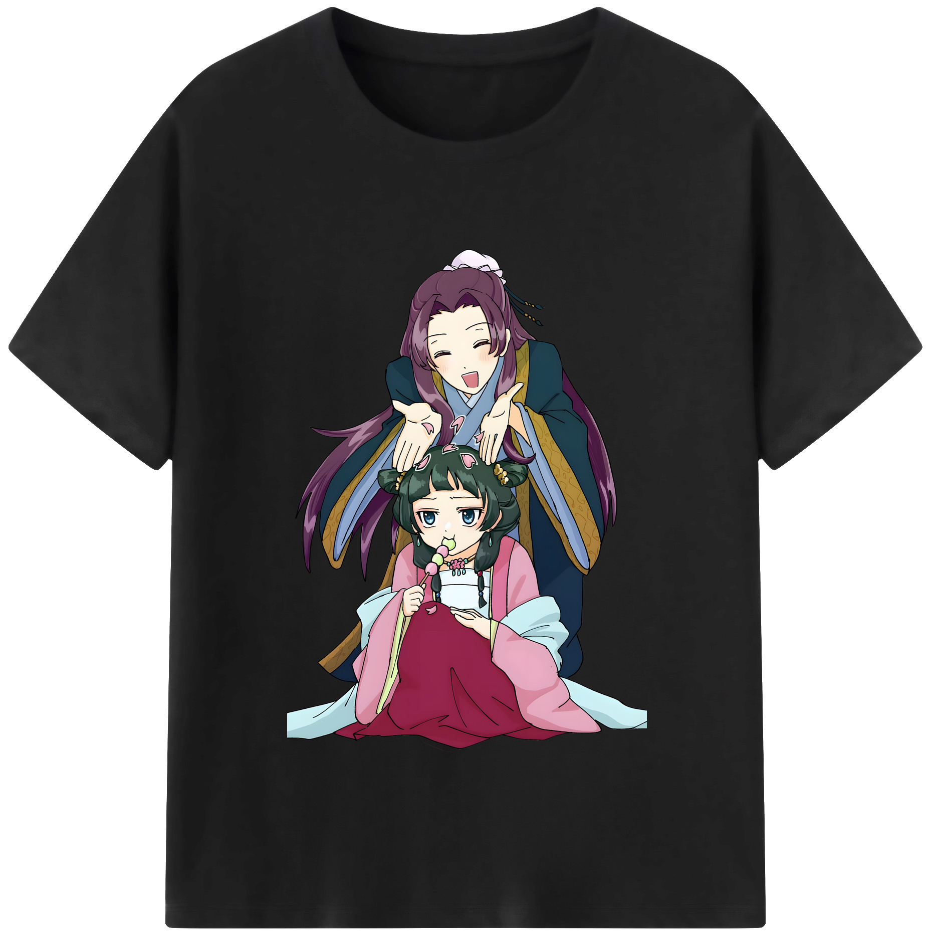 （画像用） 薬屋のひとりごと The Apothecary Diaries レディースカジュアルプリントTシャツ（綿100％）