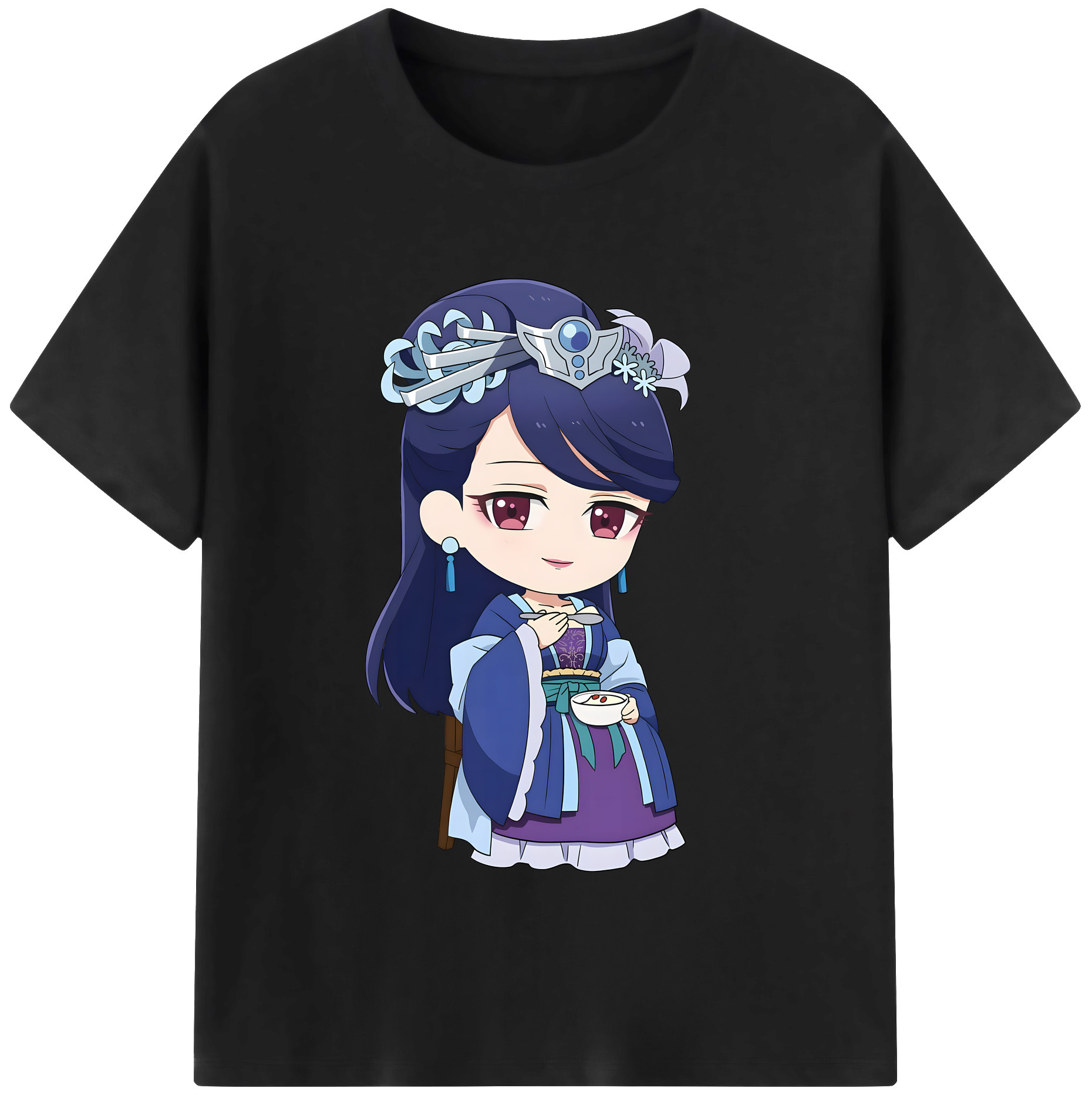 （画像用） 薬屋のひとりごと The Apothecary Diaries レディースカジュアルプリントTシャツ（綿100％）