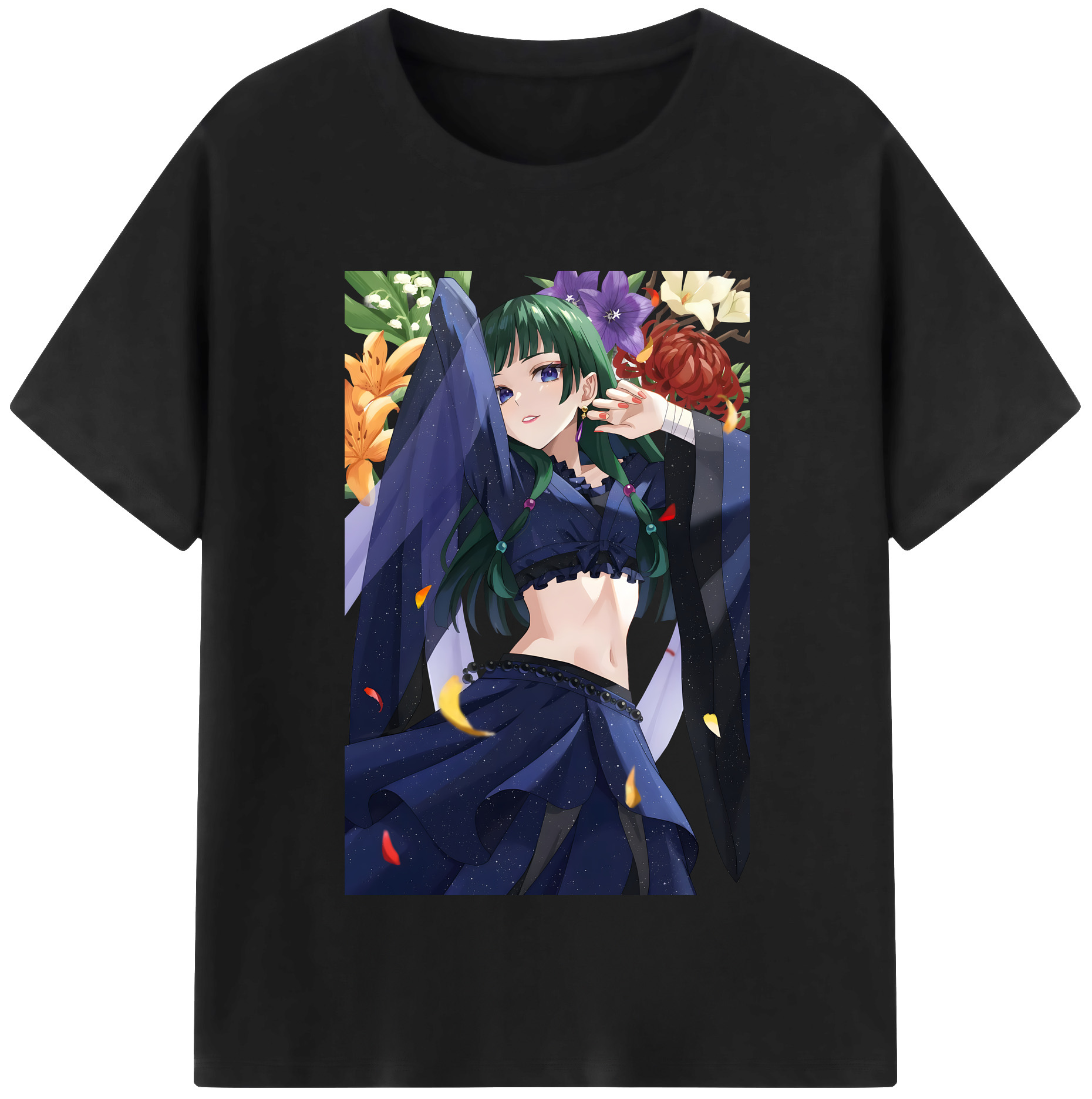 （画像用） 薬屋のひとりごと The Apothecary Diaries レディースカジュアルプリントTシャツ（綿100％）