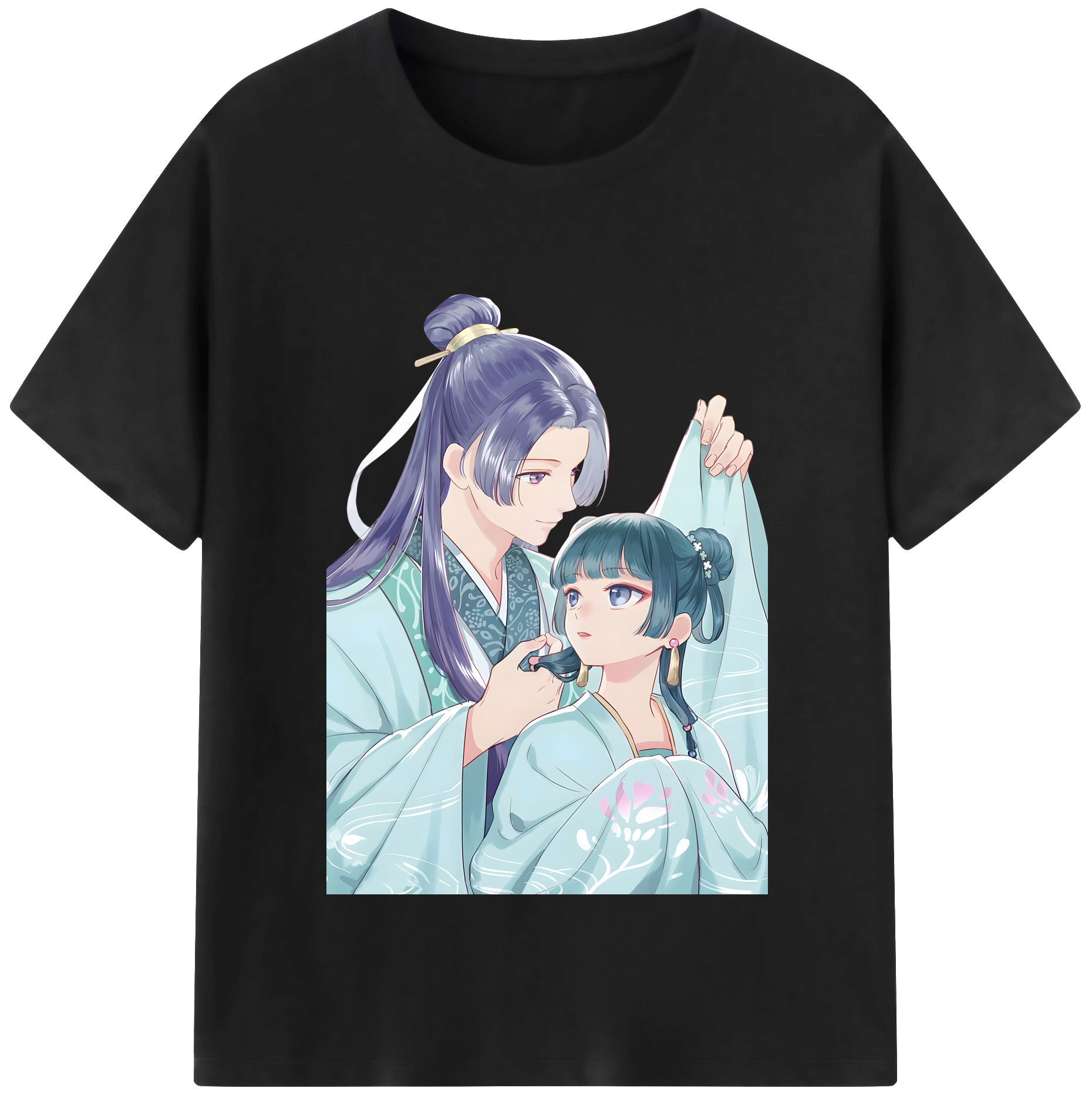（画像用） 薬屋のひとりごと The Apothecary Diaries レディースカジュアルプリントTシャツ（綿100％）