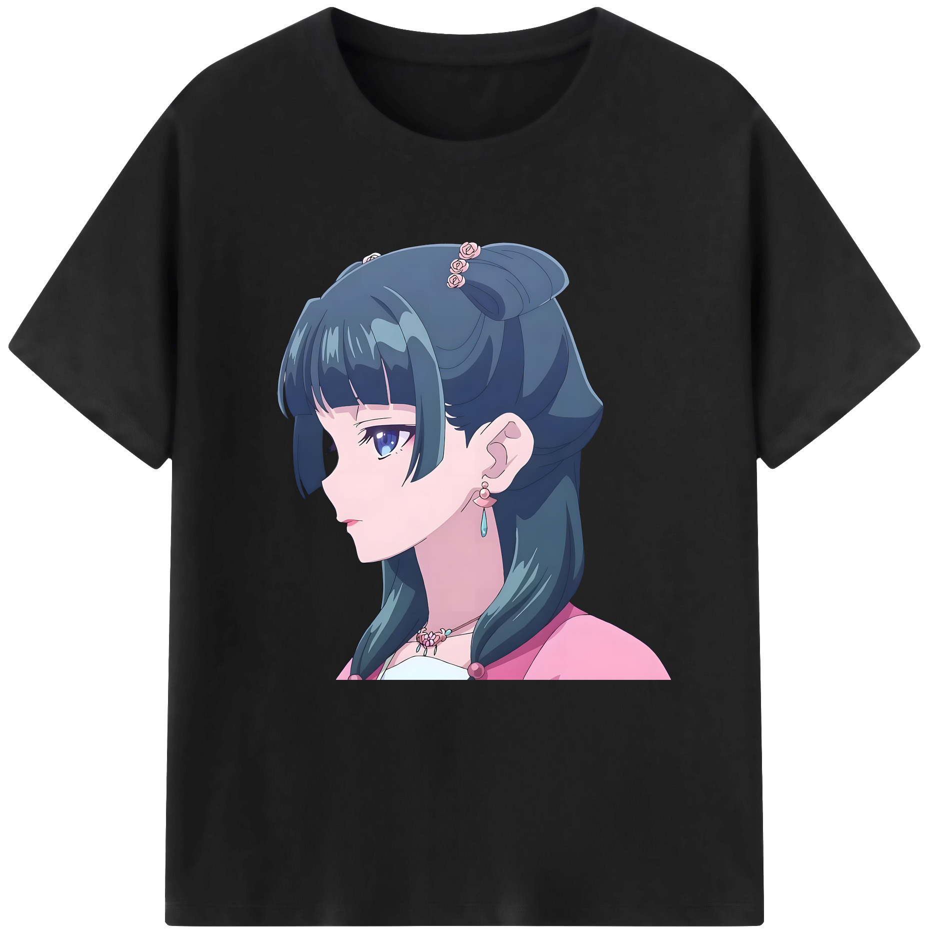 （画像用） 薬屋のひとりごと The Apothecary Diaries レディースカジュアルプリントTシャツ（綿100％）