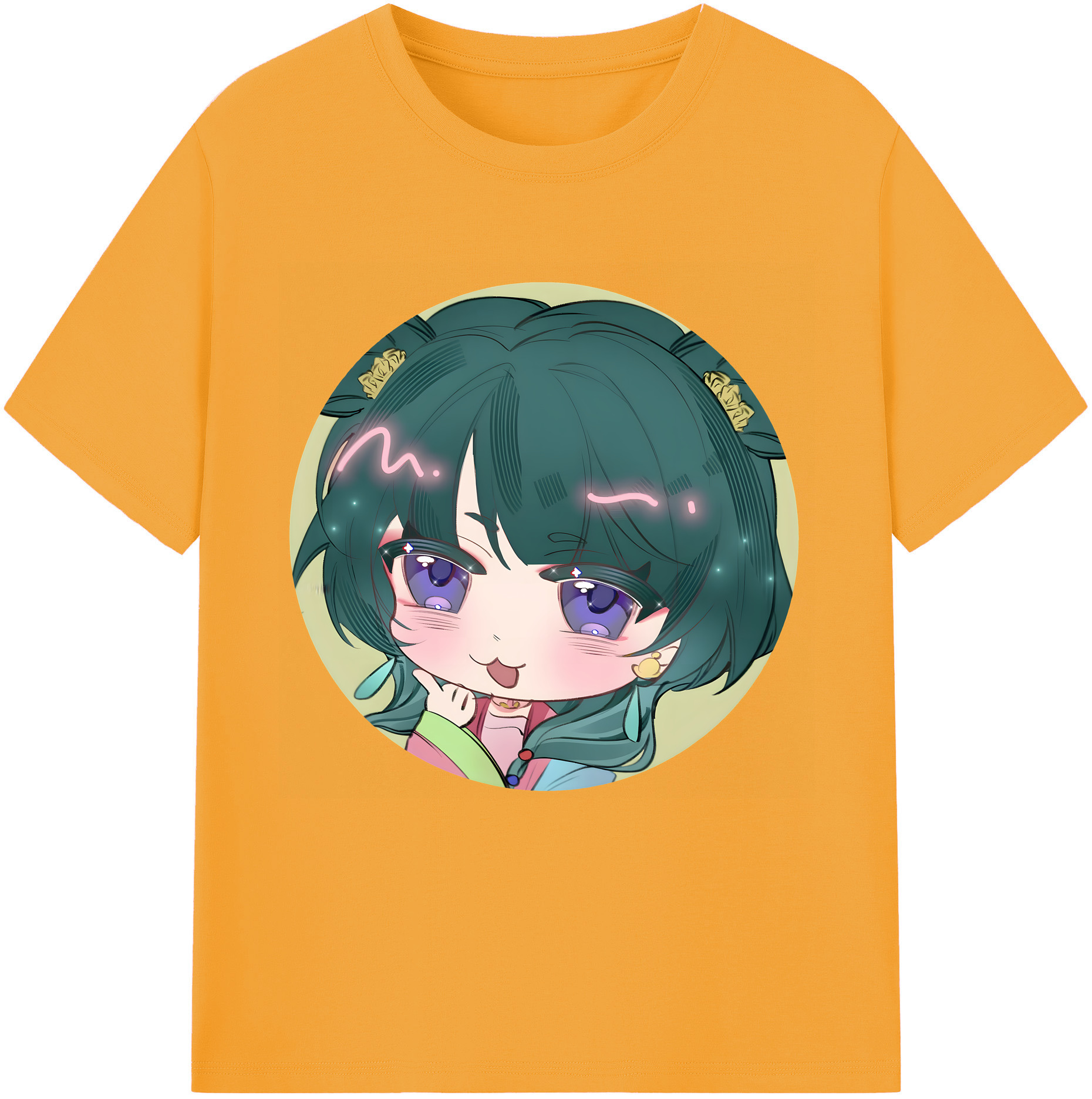 （画像用） 薬屋のひとりごと The Apothecary Diaries レディースカジュアルプリントTシャツ（綿100％）