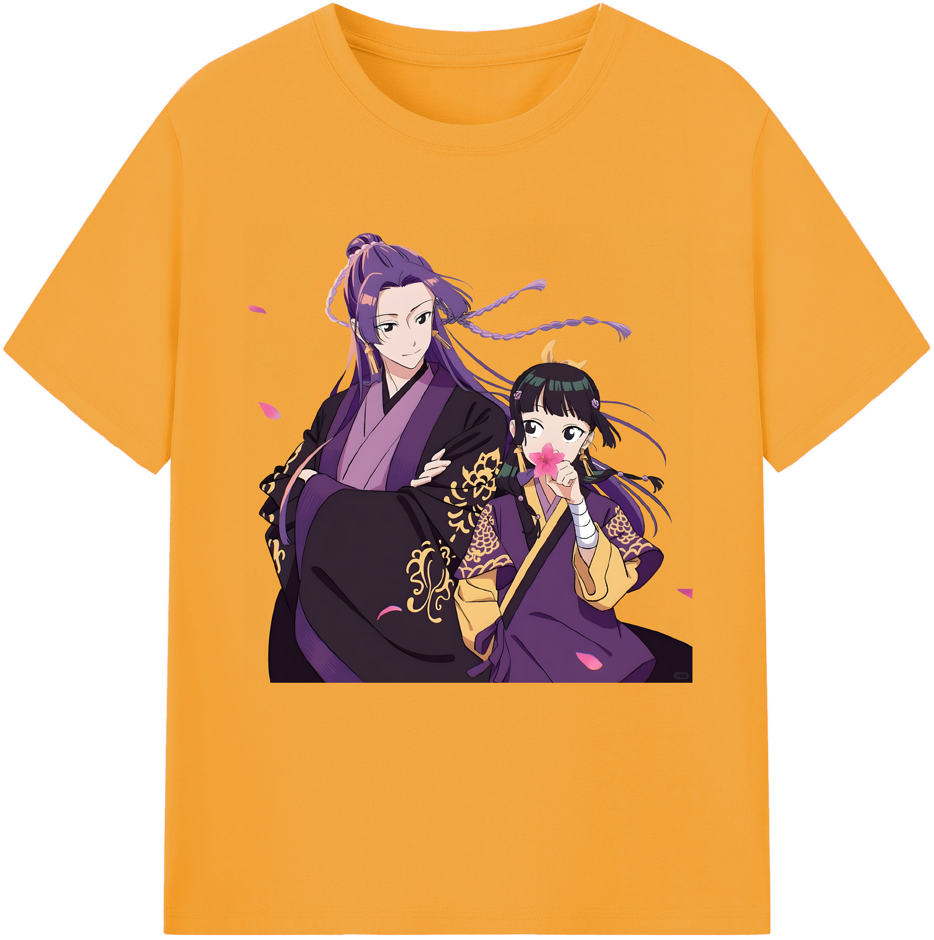 （画像用） 薬屋のひとりごと The Apothecary Diaries レディースカジュアルプリントTシャツ（綿100％）