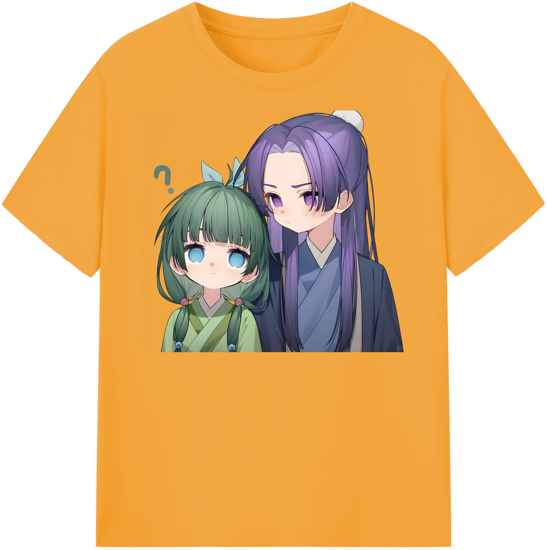 （画像用） 薬屋のひとりごと The Apothecary Diaries レディースカジュアルプリントTシャツ（綿100％）