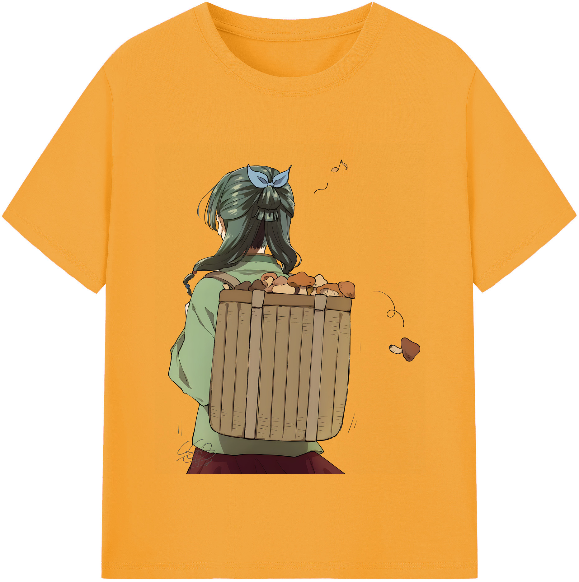 （画像用） 薬屋のひとりごと The Apothecary Diaries レディースカジュアルプリントTシャツ（綿100％）