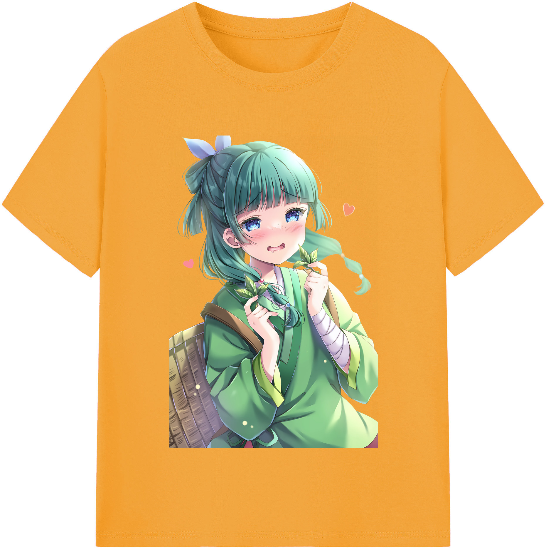 （画像用） 薬屋のひとりごと The Apothecary Diaries レディースカジュアルプリントTシャツ（綿100％）