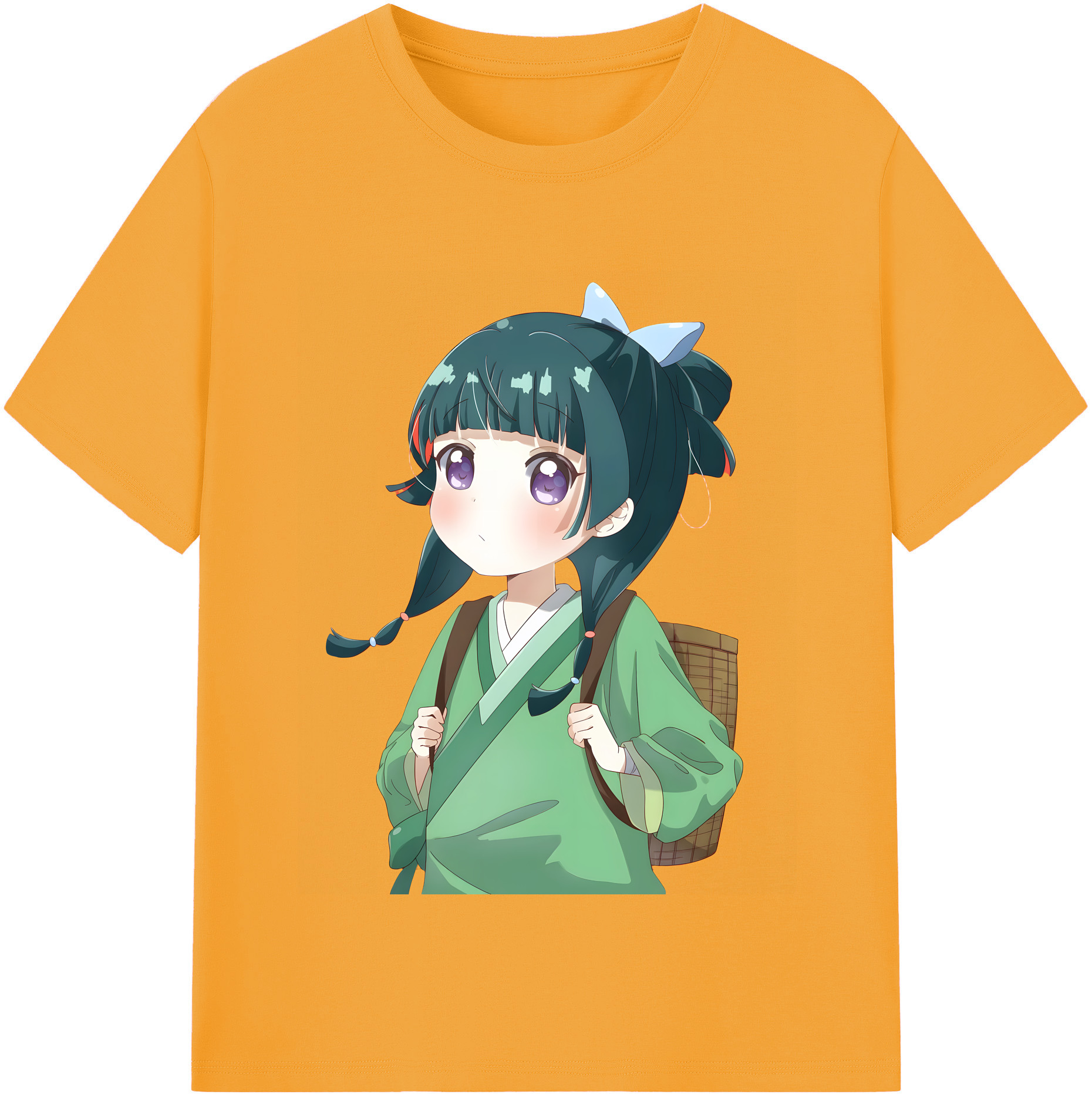 （画像用） 薬屋のひとりごと The Apothecary Diaries レディースカジュアルプリントTシャツ（綿100％）