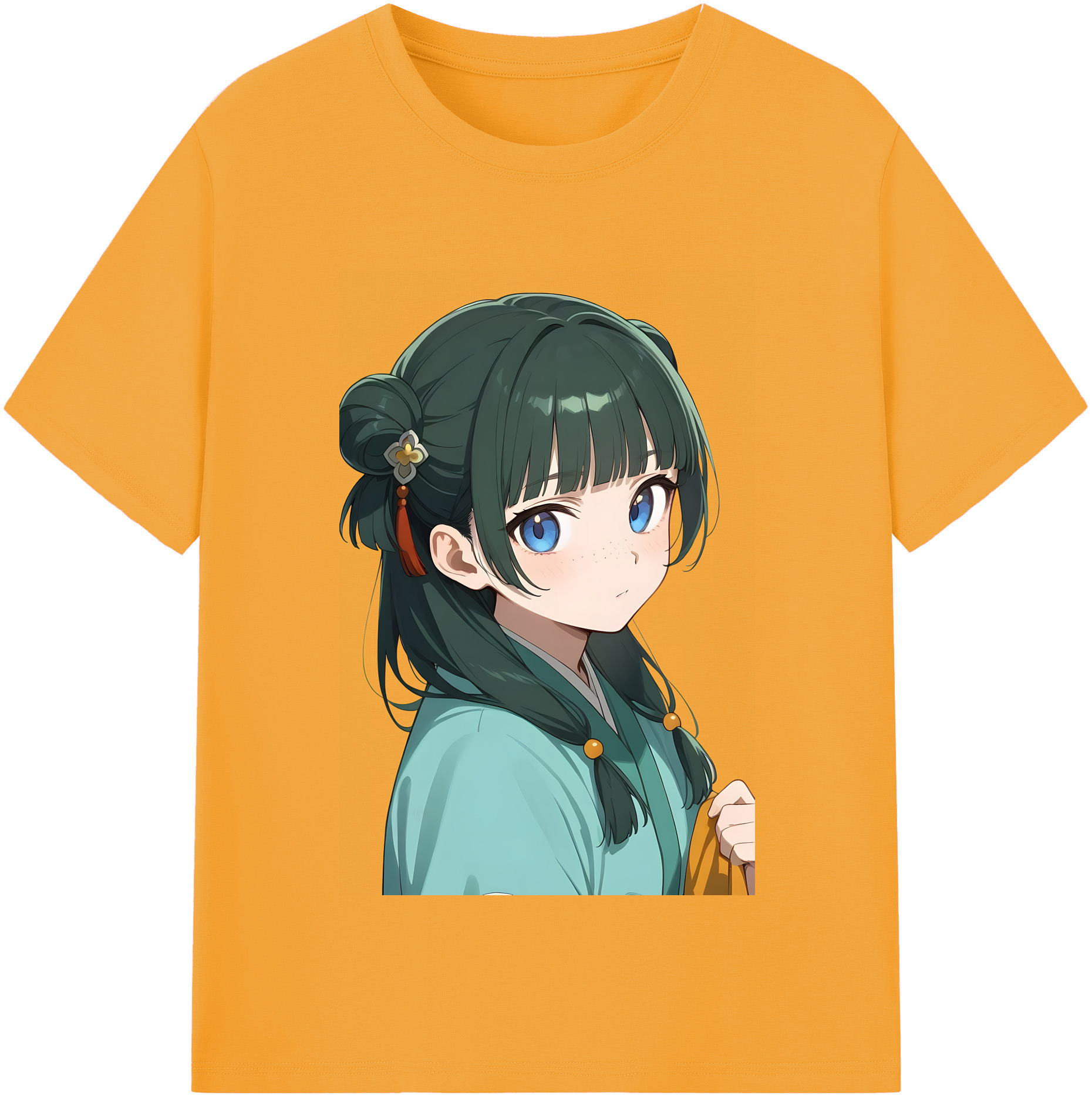 （画像用） 薬屋のひとりごと The Apothecary Diaries レディースカジュアルプリントTシャツ（綿100％）