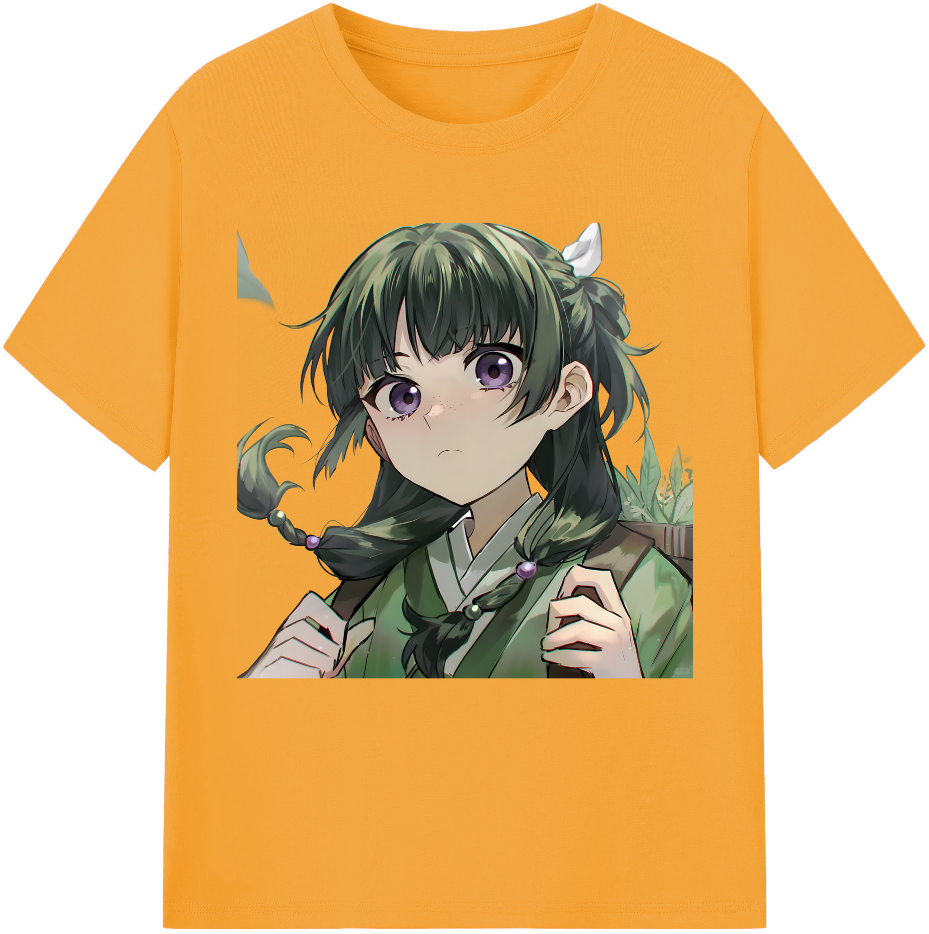（画像用） 薬屋のひとりごと The Apothecary Diaries レディースカジュアルプリントTシャツ（綿100％）