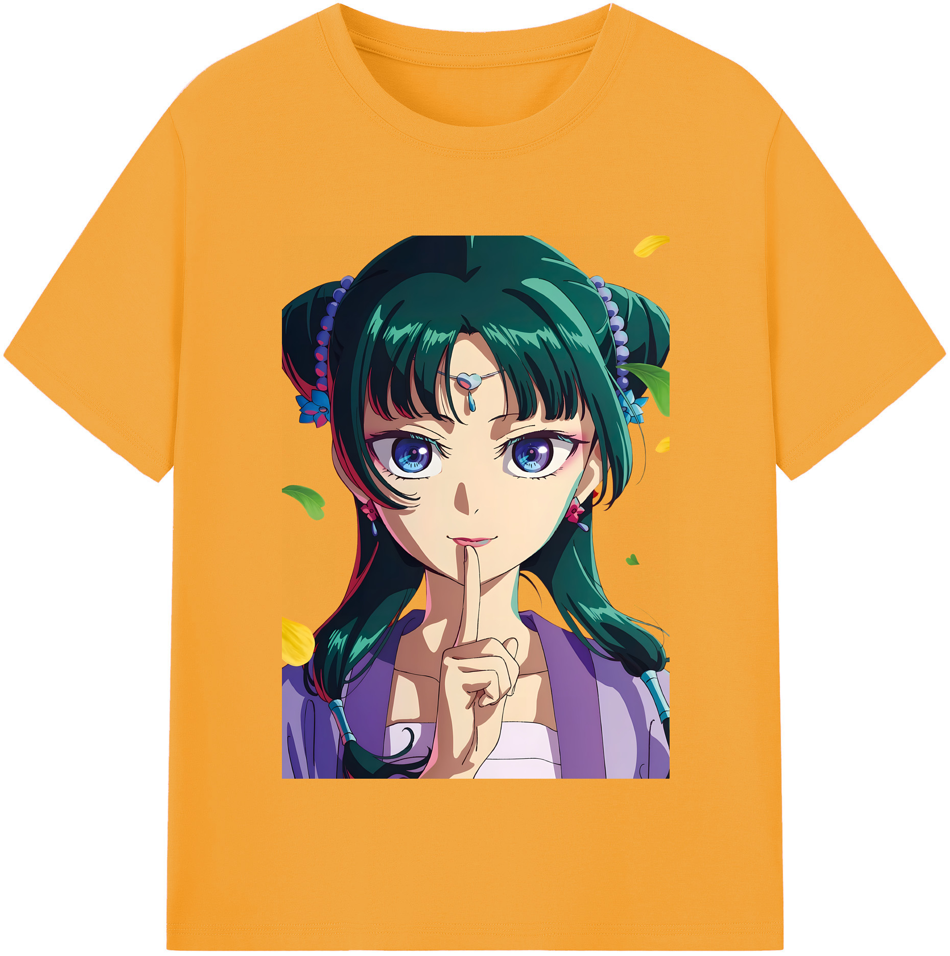 （画像用） 薬屋のひとりごと The Apothecary Diaries レディースカジュアルプリントTシャツ（綿100％）