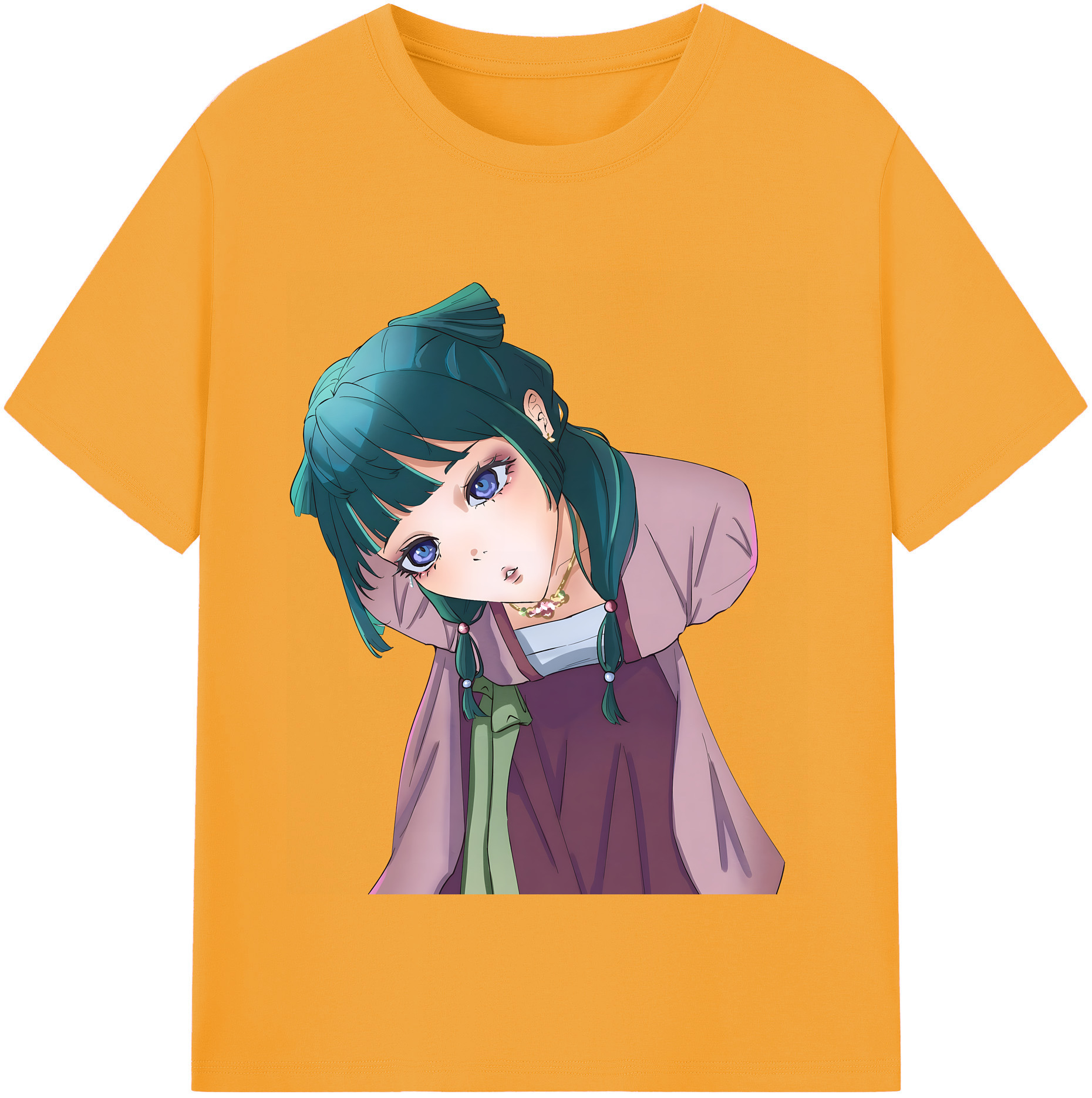 （画像用） 薬屋のひとりごと The Apothecary Diaries レディースカジュアルプリントTシャツ（綿100％）