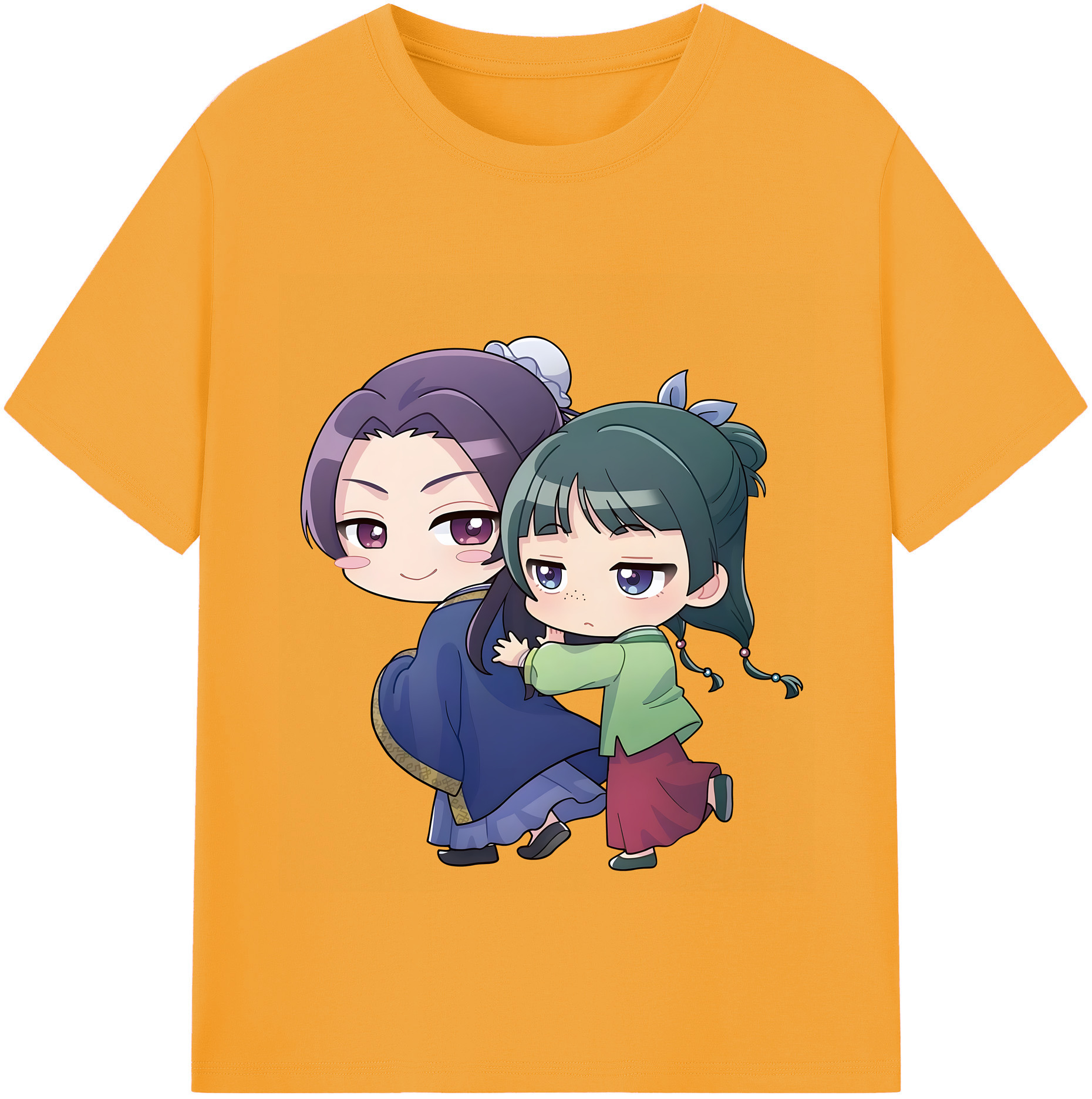 （画像用） 薬屋のひとりごと The Apothecary Diaries レディースカジュアルプリントTシャツ（綿100％）