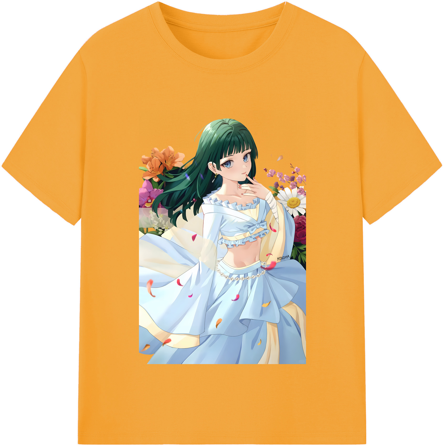 （画像用） 薬屋のひとりごと The Apothecary Diaries レディースカジュアルプリントTシャツ（綿100％）