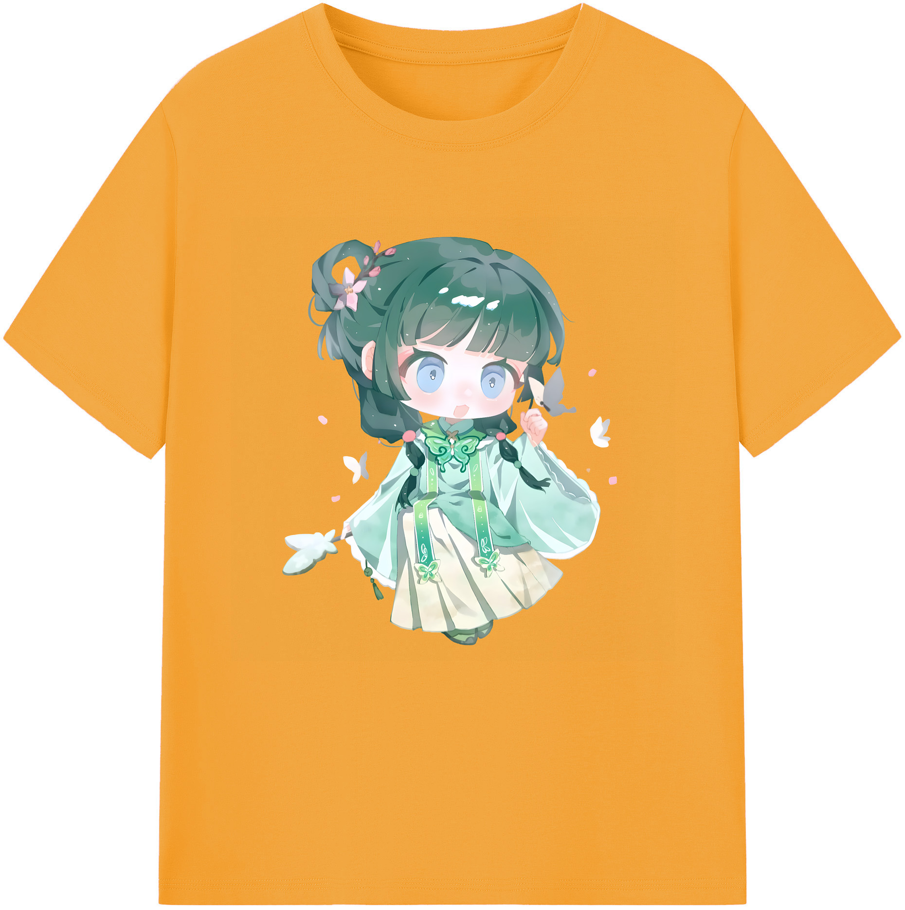 （画像用） 薬屋のひとりごと The Apothecary Diaries レディースカジュアルプリントTシャツ（綿100％）