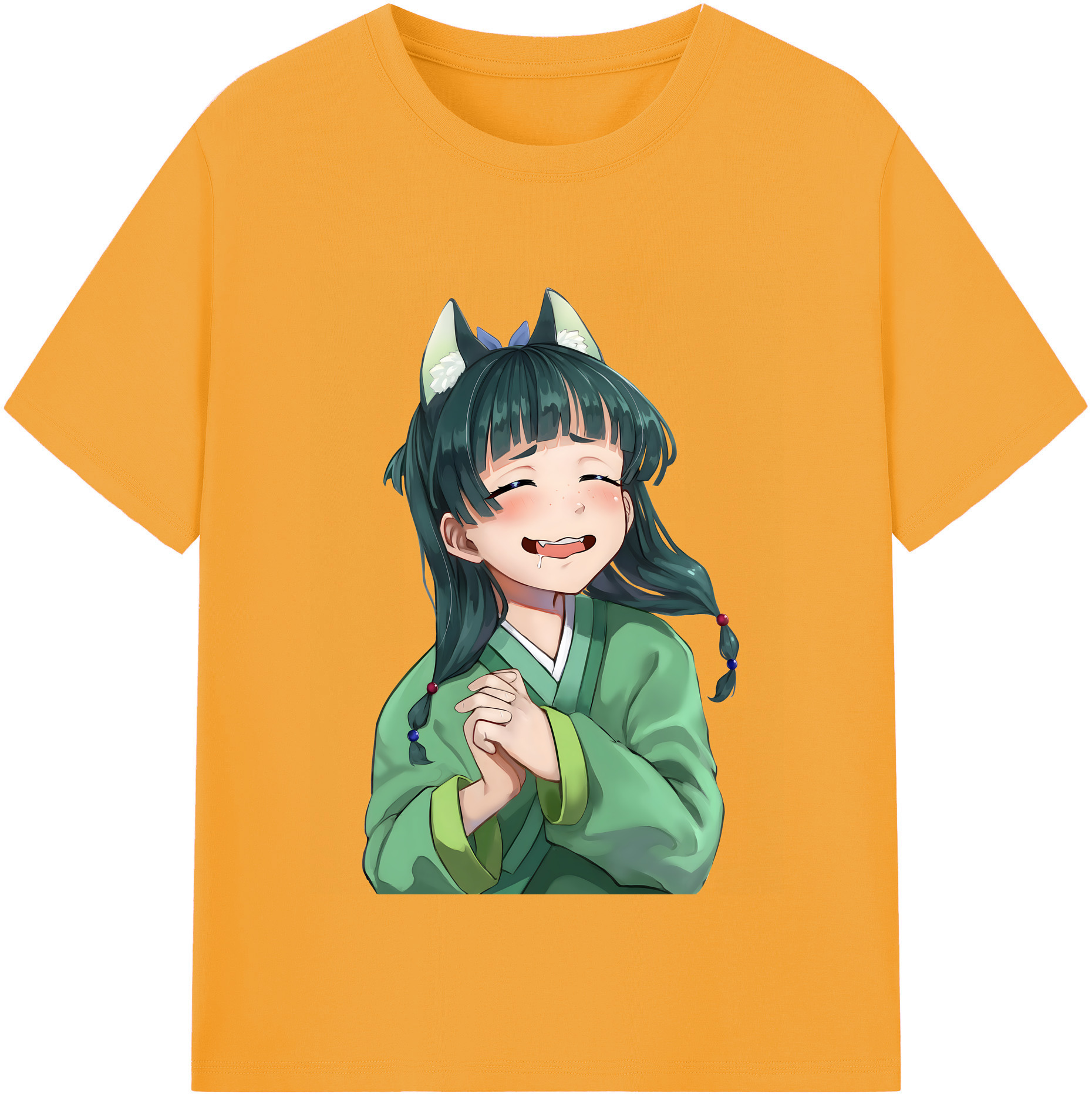 （画像用） 薬屋のひとりごと The Apothecary Diaries レディースカジュアルプリントTシャツ（綿100％）