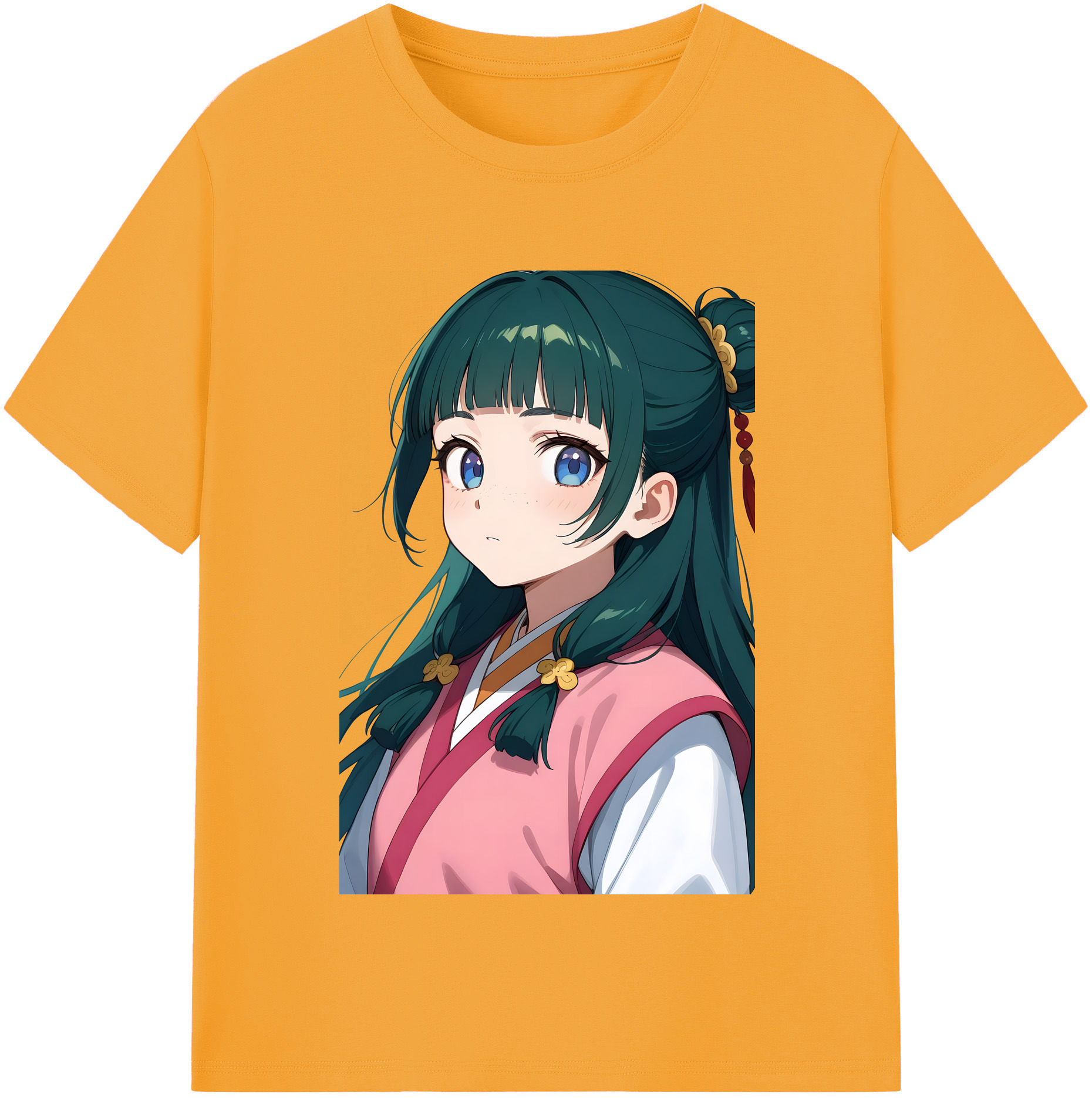 （画像用） 薬屋のひとりごと The Apothecary Diaries レディースカジュアルプリントTシャツ（綿100％）